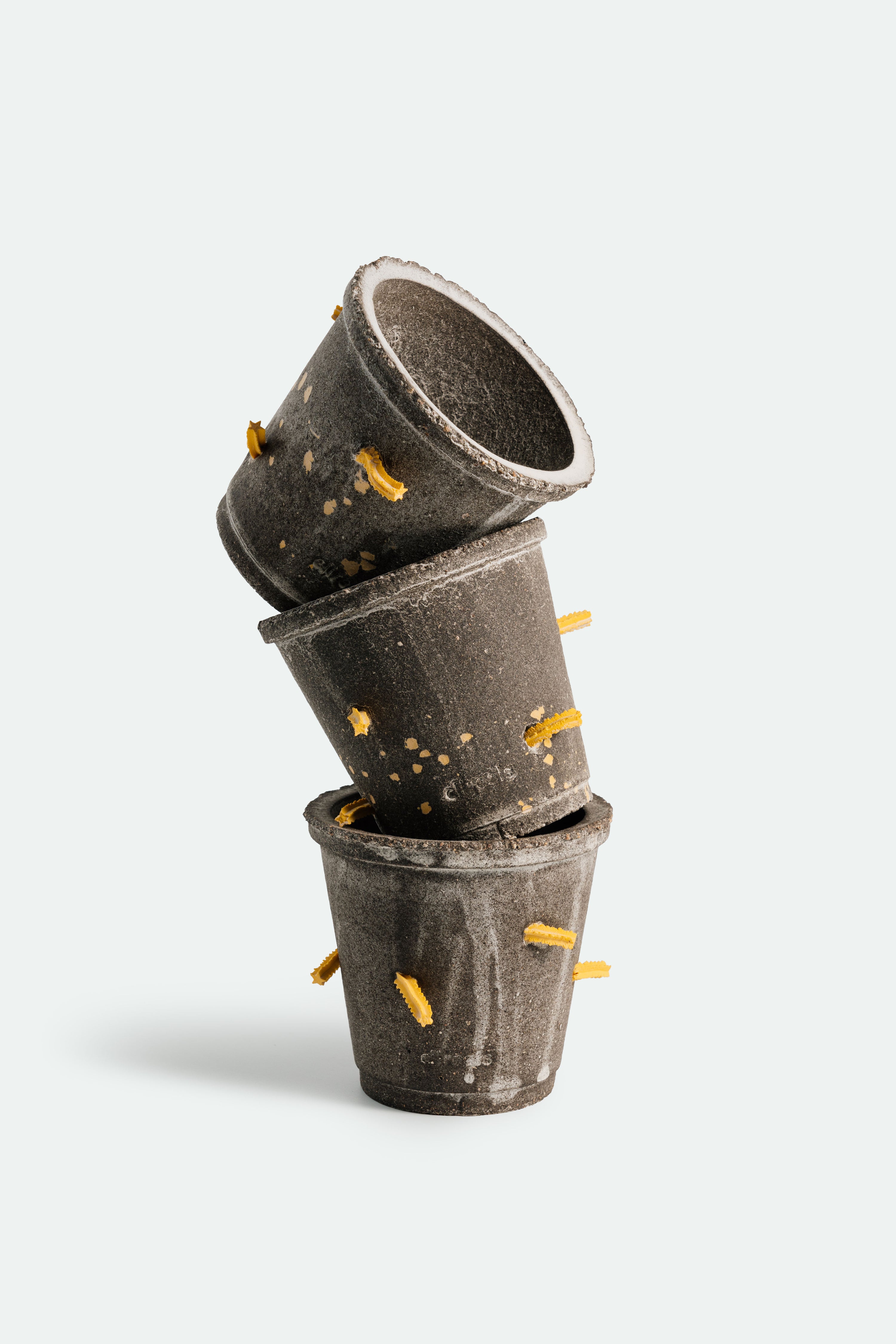 “meteor” small pot - Bonsai Pot