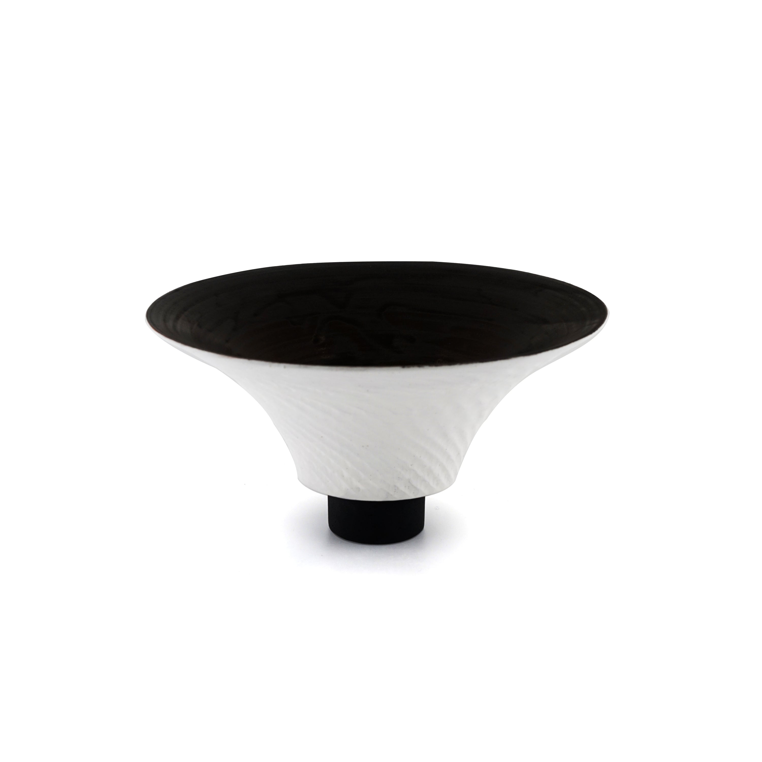 Dadan Ceramic | Silver painted plant tray | vase