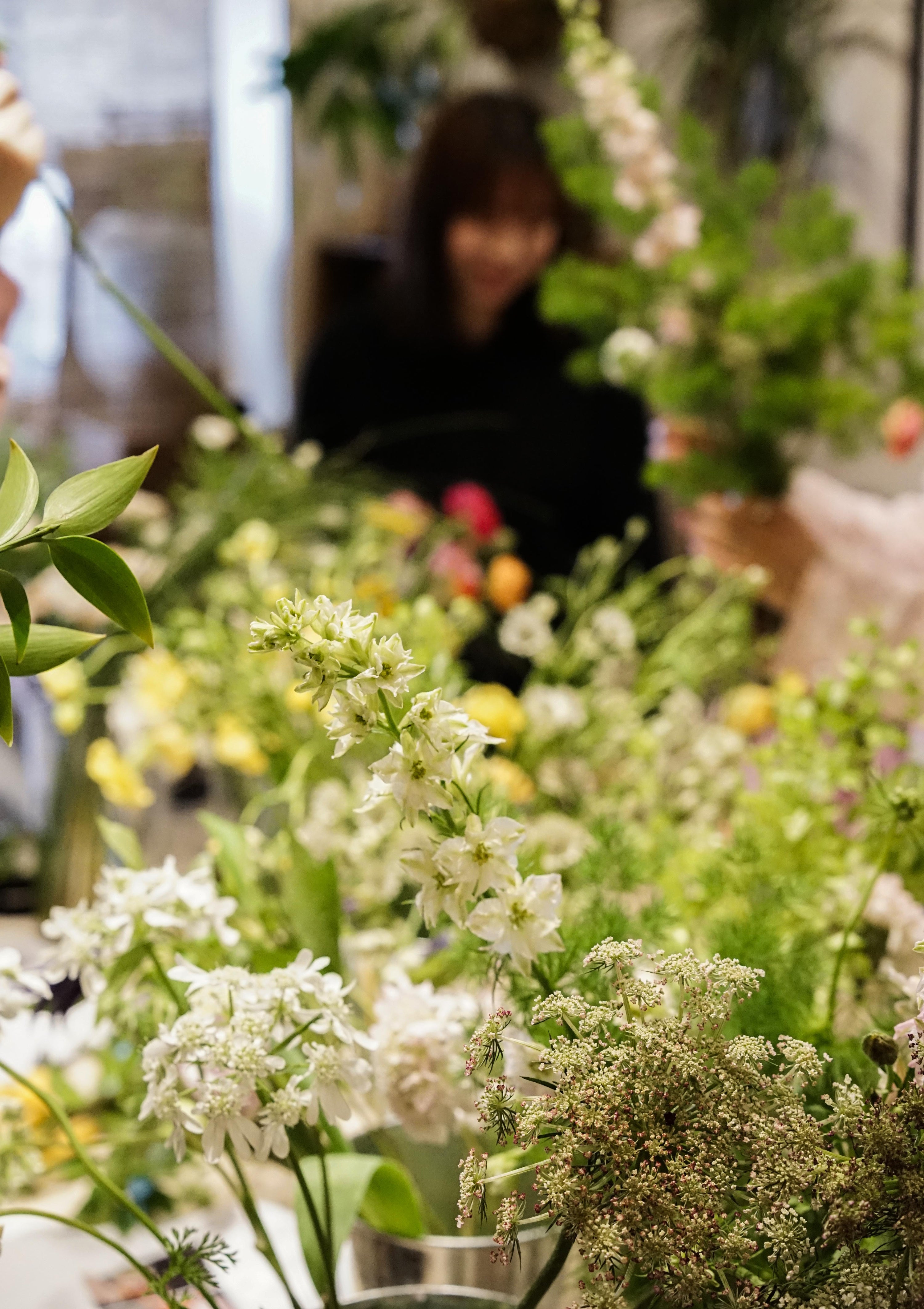 Bridal Bouquet Workshop collaboration with AINA FLORAL