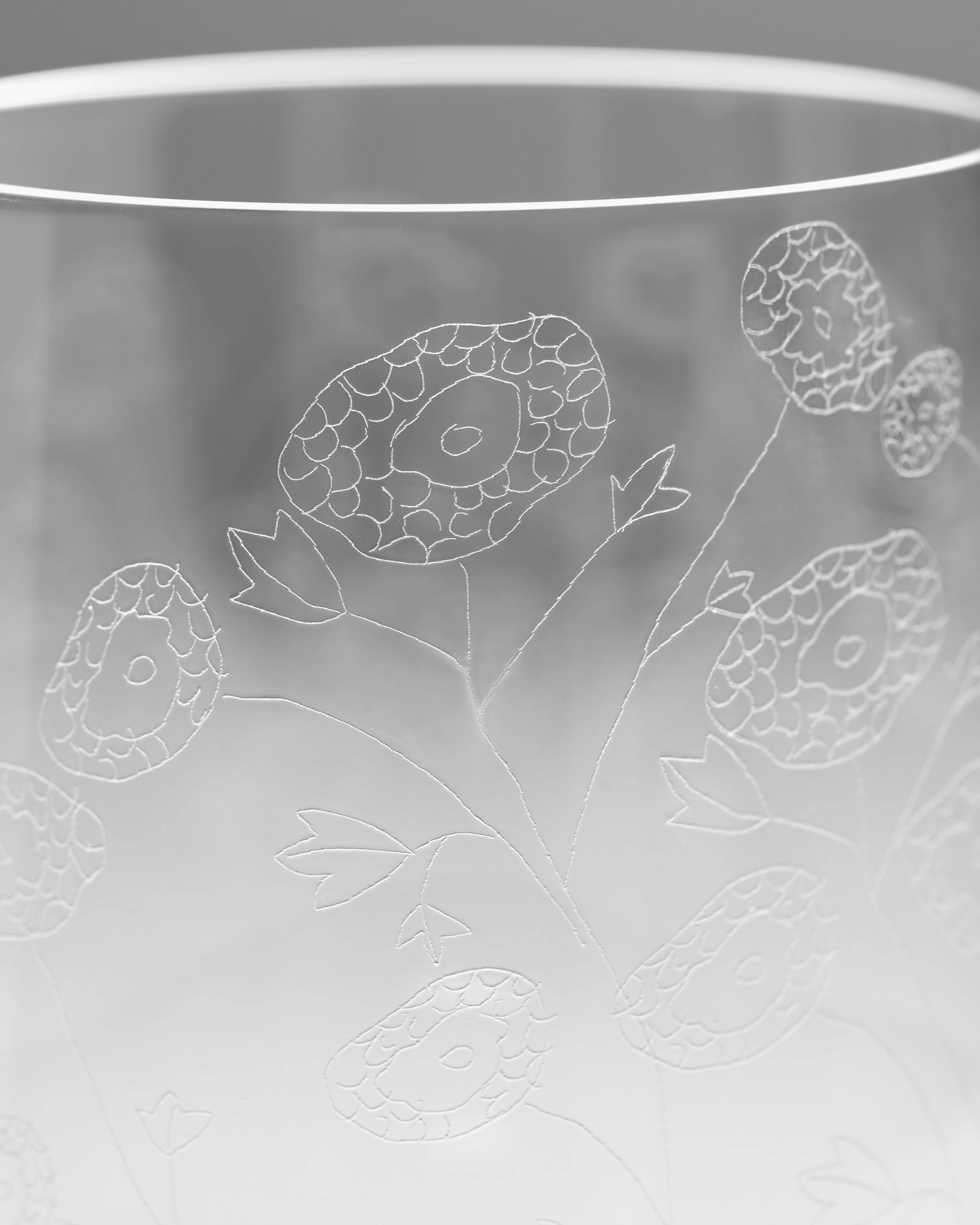 RED WINE GLASS ANEMONE VANIGLIA MF