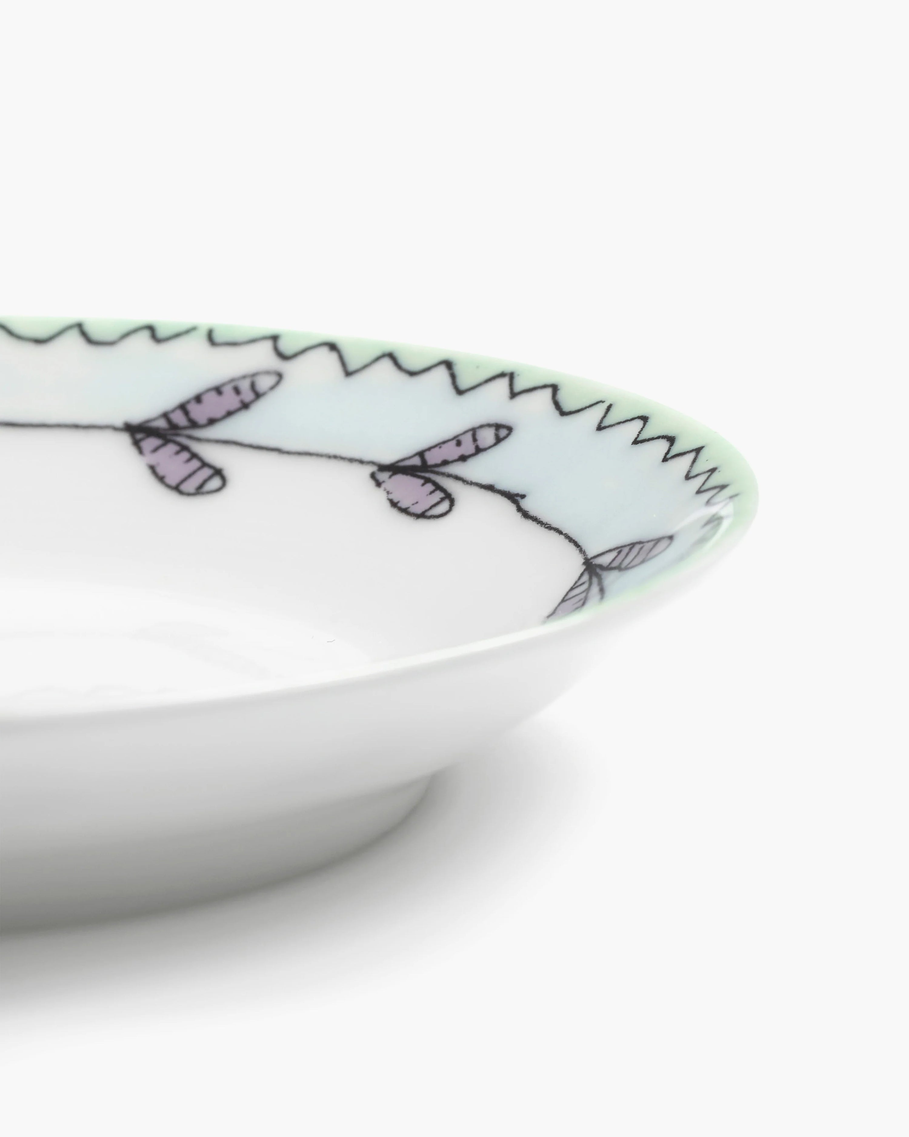 SIDE PLATE Blossom milk Midnight Flowers