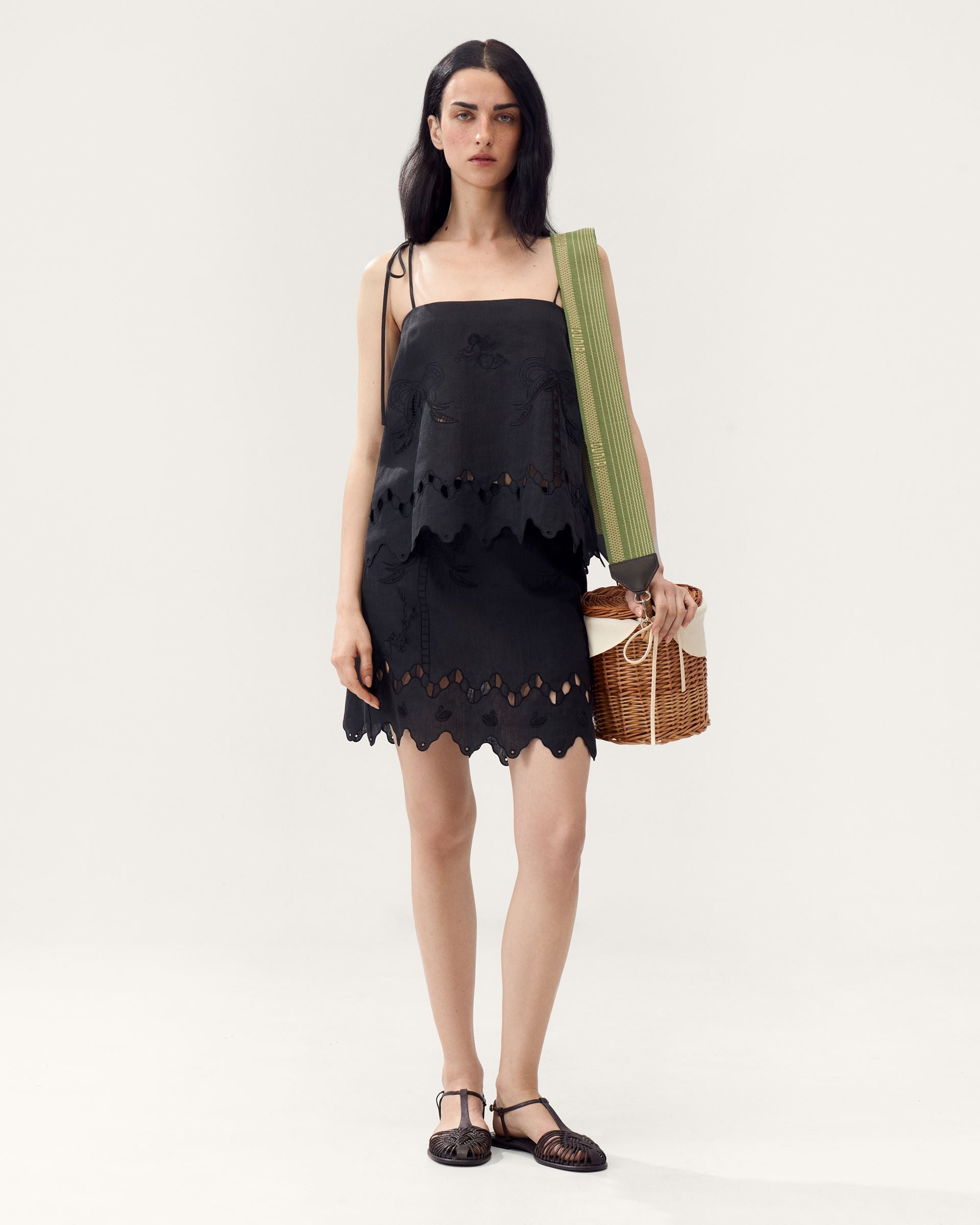 Yasna Embroidered Skirt