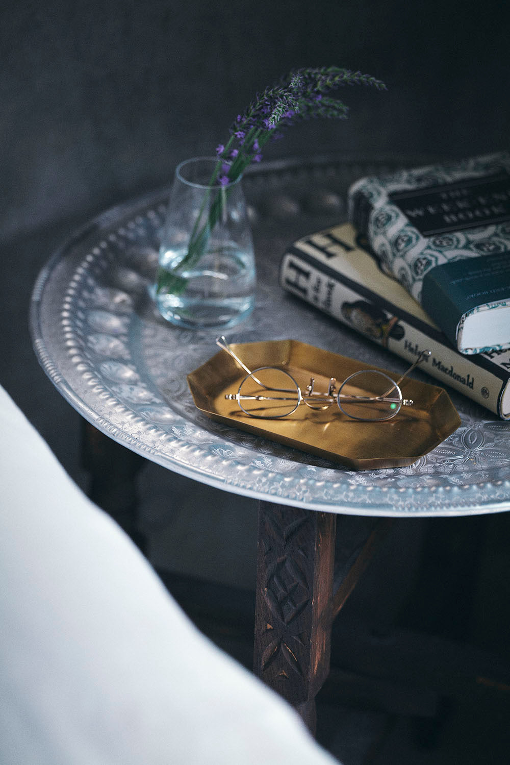 BRASS PLATE LONG OCTAGONAL