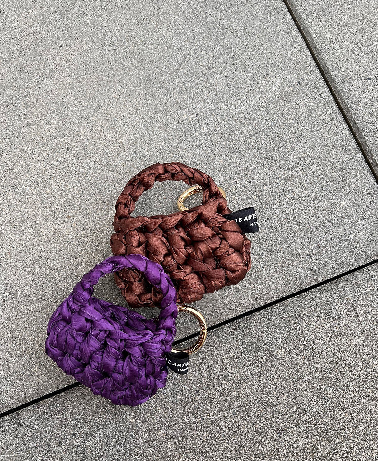 18 Arts Project - Crochet Workshop - Mini Pouch Bag Charm