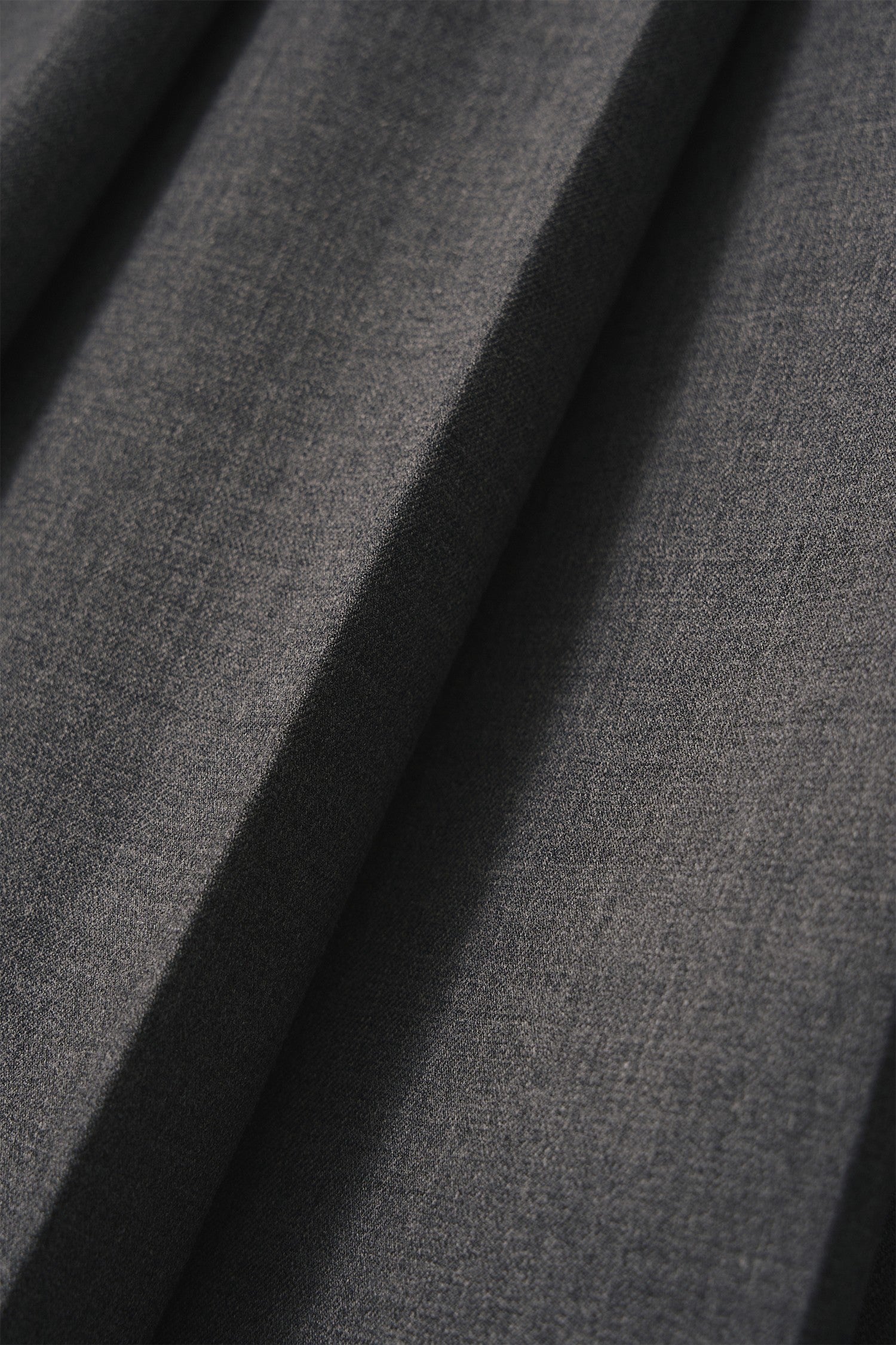 WOOL PLEATED SKIRT - Grey
