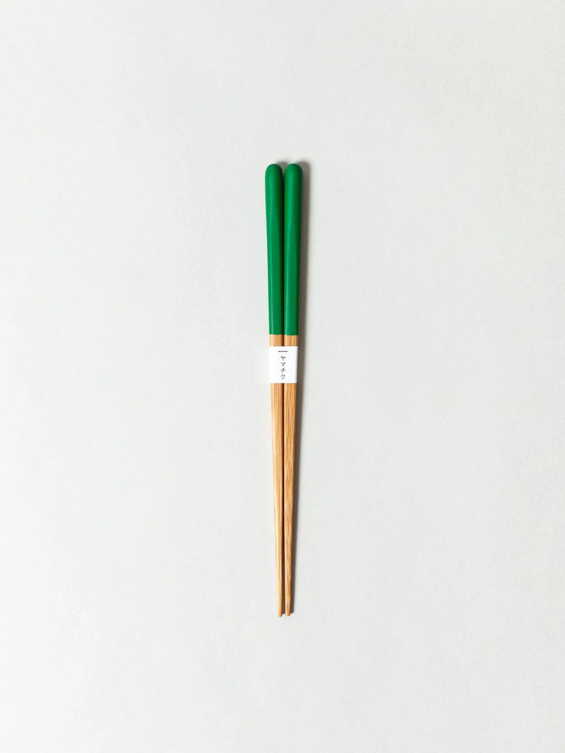 Susu Bamboo Round Chopsticks, Green - Yamachiku Chopsticks