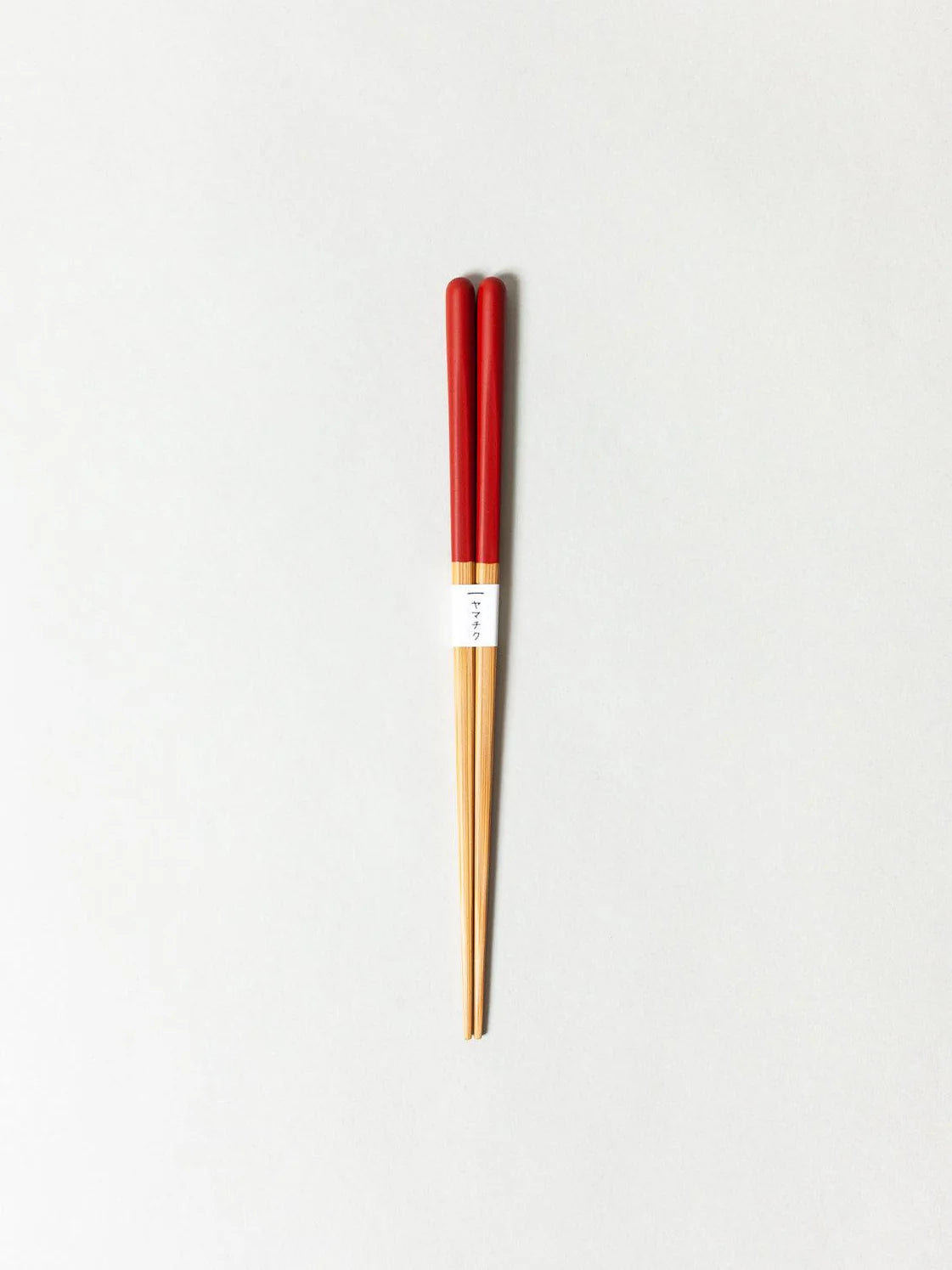 Susu Bamboo Round Chopsticks, Red - Yamachiku Chopsticks