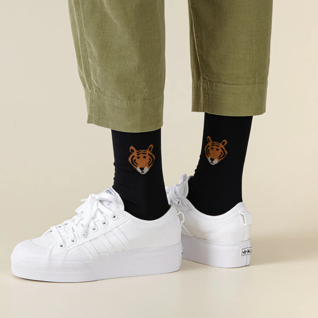 MEET TIGER SOCKS - Warmgrey Tail