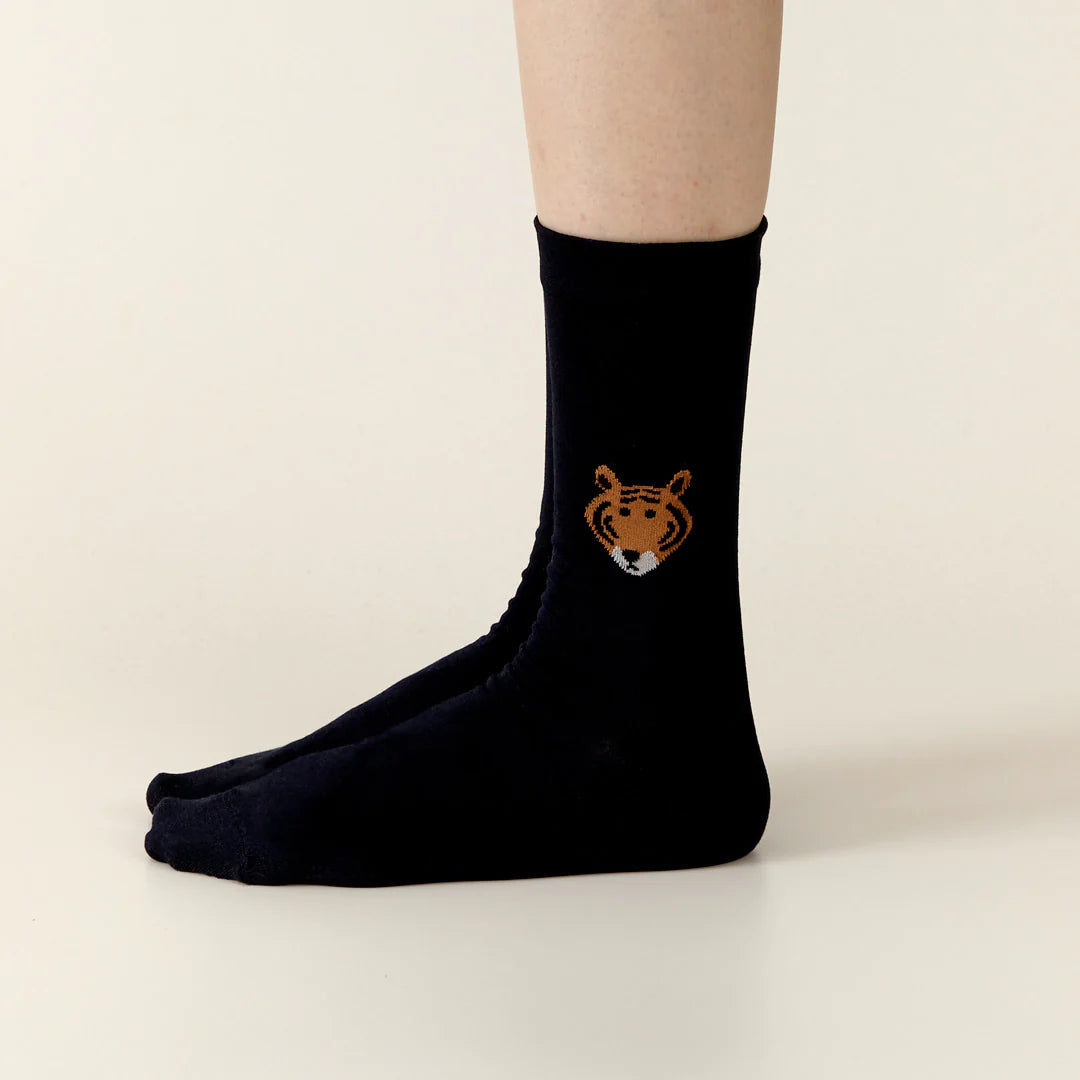 MEET TIGER SOCKS - Warmgrey Tail