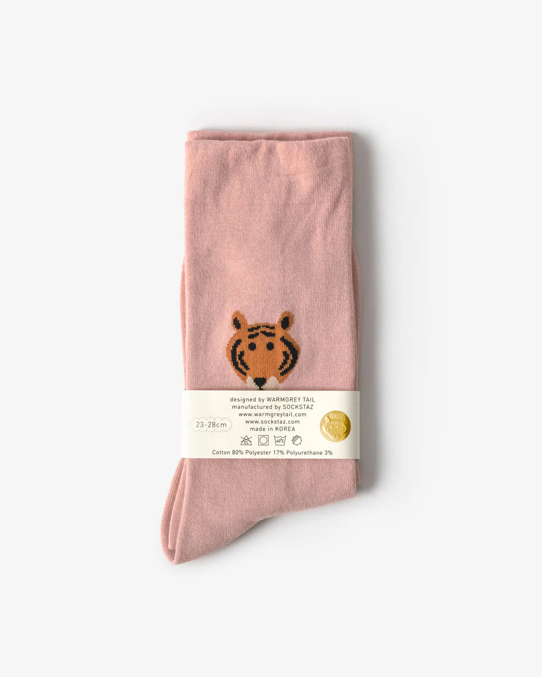 MEET TIGER SOCKS - Warmgrey Tail