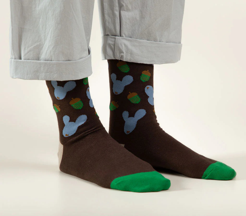 Dotori Life Socks - Warmgrey Tail