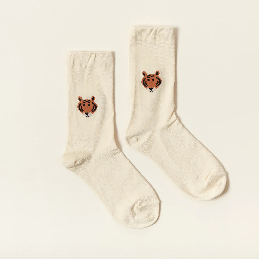 MEET TIGER SOCKS - Warmgrey Tail