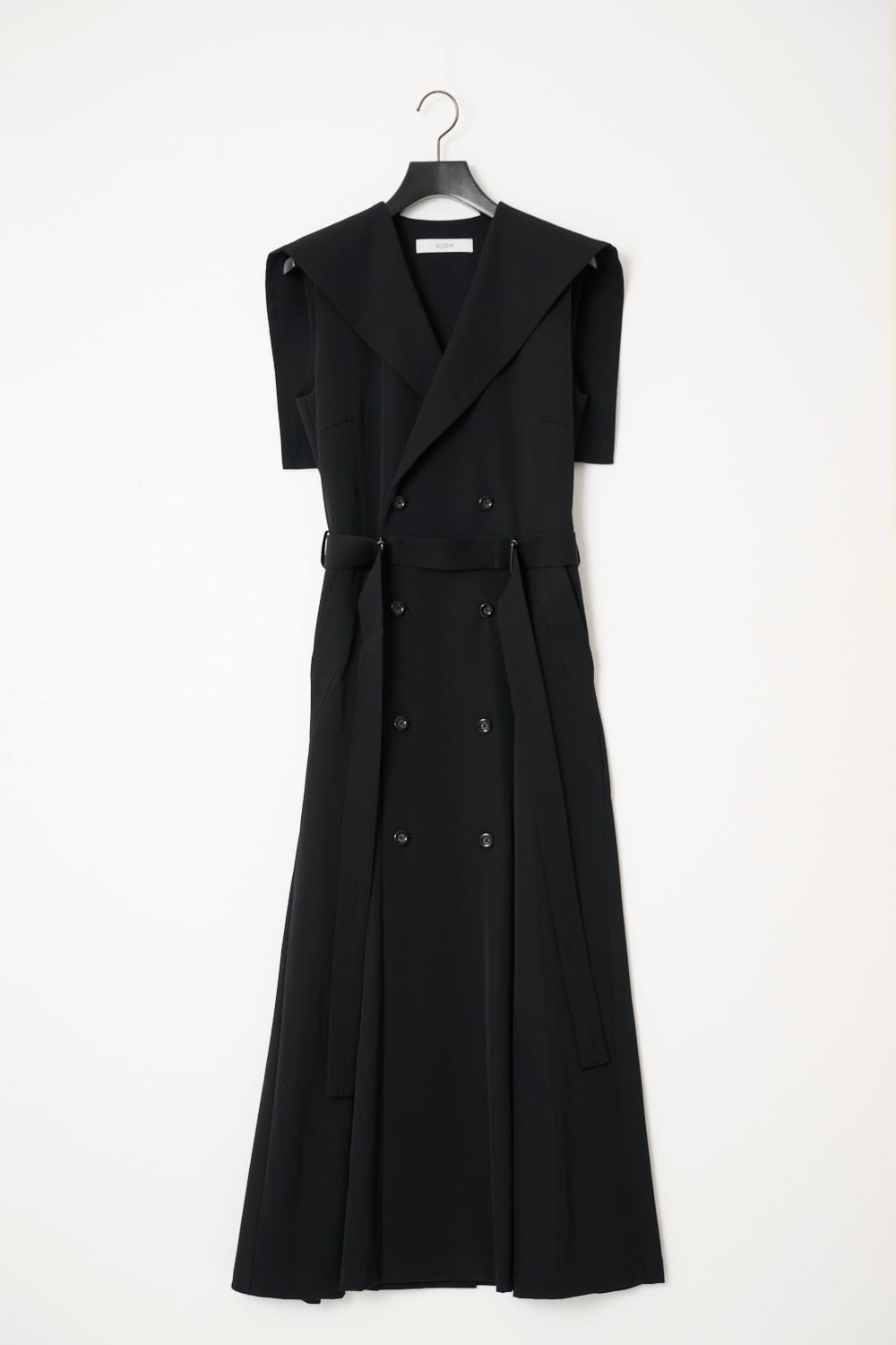 Sailor Collar Dress - Black