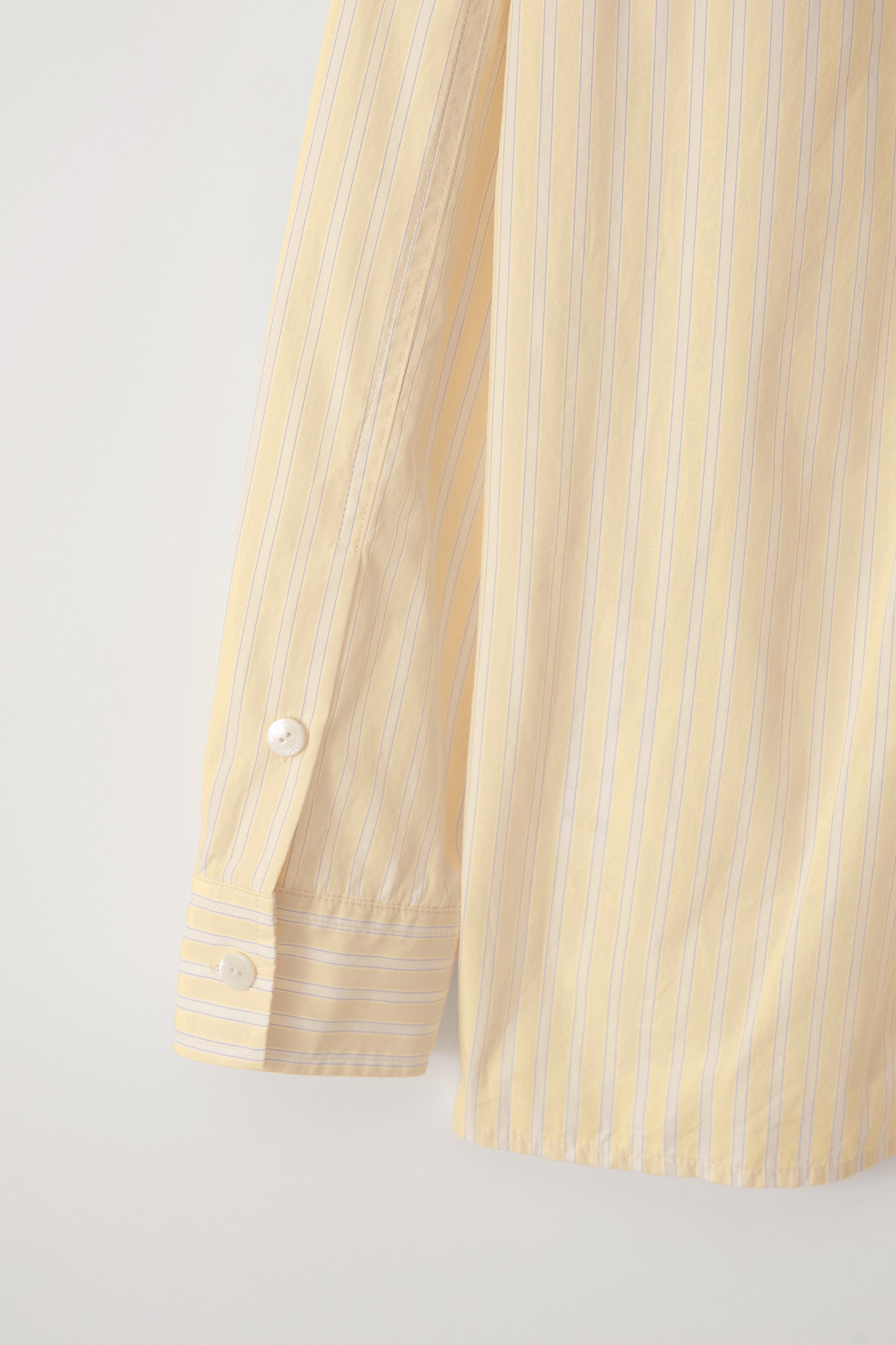 TIMON STRIPED COTTON SHIRT Yellow