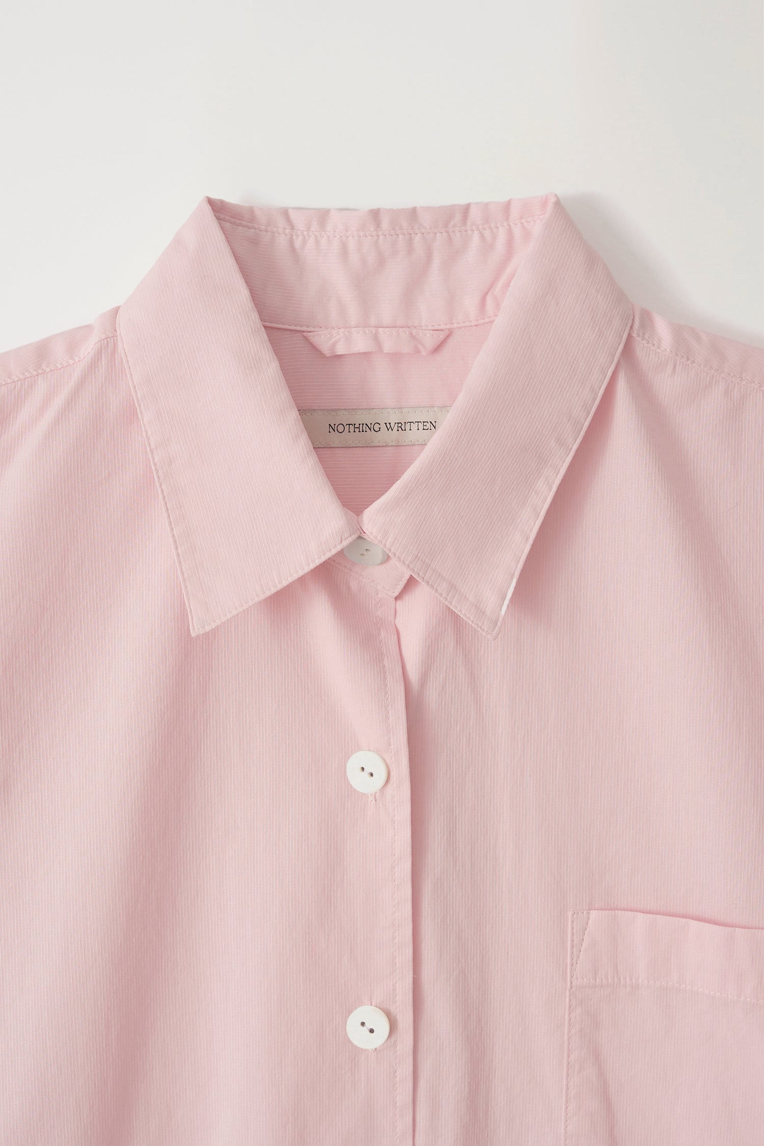 TIMON STRIPED COTTON SHIRT PINK