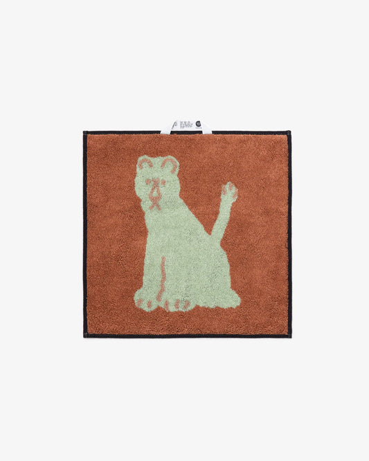Lioness hand towel - Mint - Warmgrey Tail