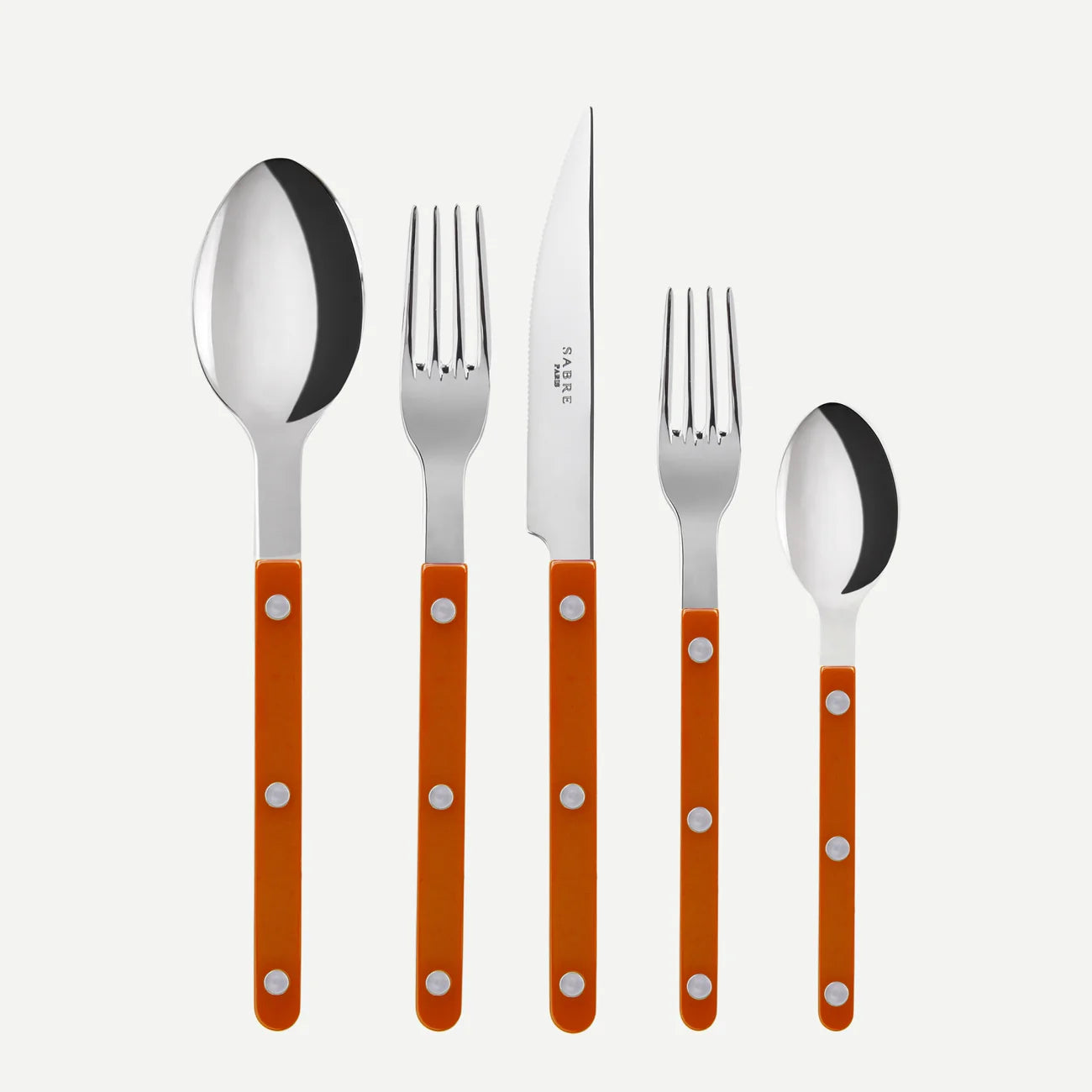 SABRE Paris - BISTROT 5 Pieces Cutlery Set - Orange