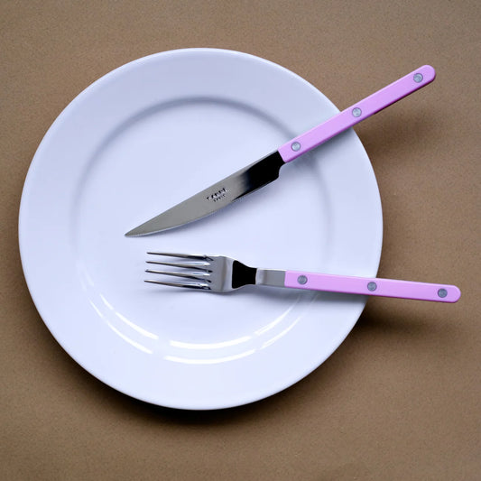 SABRE Paris - BISTROT 5 Pieces Cutlery Set - Pink - New 2024