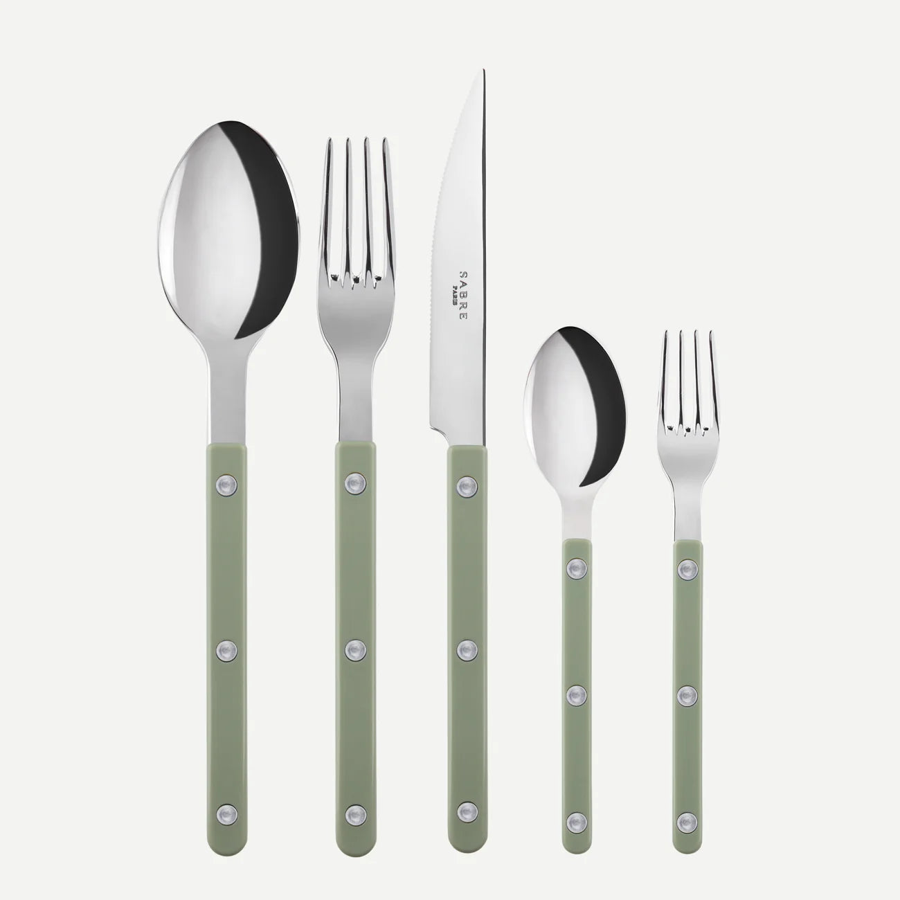 SABRE Paris - BISTROT 5 Pieces Cutlery Set - Asparagus - New 2024