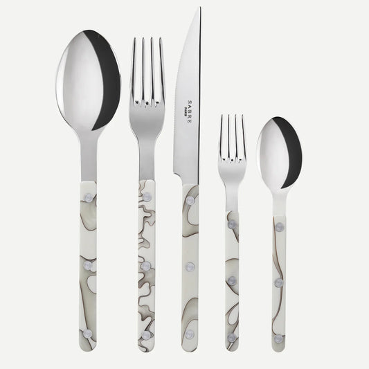 SABRE Paris - BISTROT 5 Pieces Cutlery Set - Dune Ivory