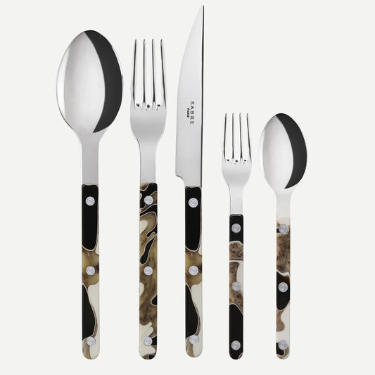SABRE Paris - BISTROT 5 Pieces Cutlery Set - Dune Black