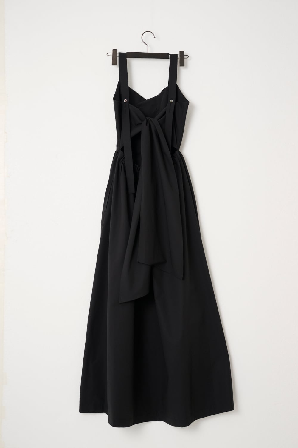 Back Tie Camisole Dress - Black
