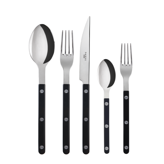 SABRE Paris - BISTROT 5 Pieces Cutlery Set - Black