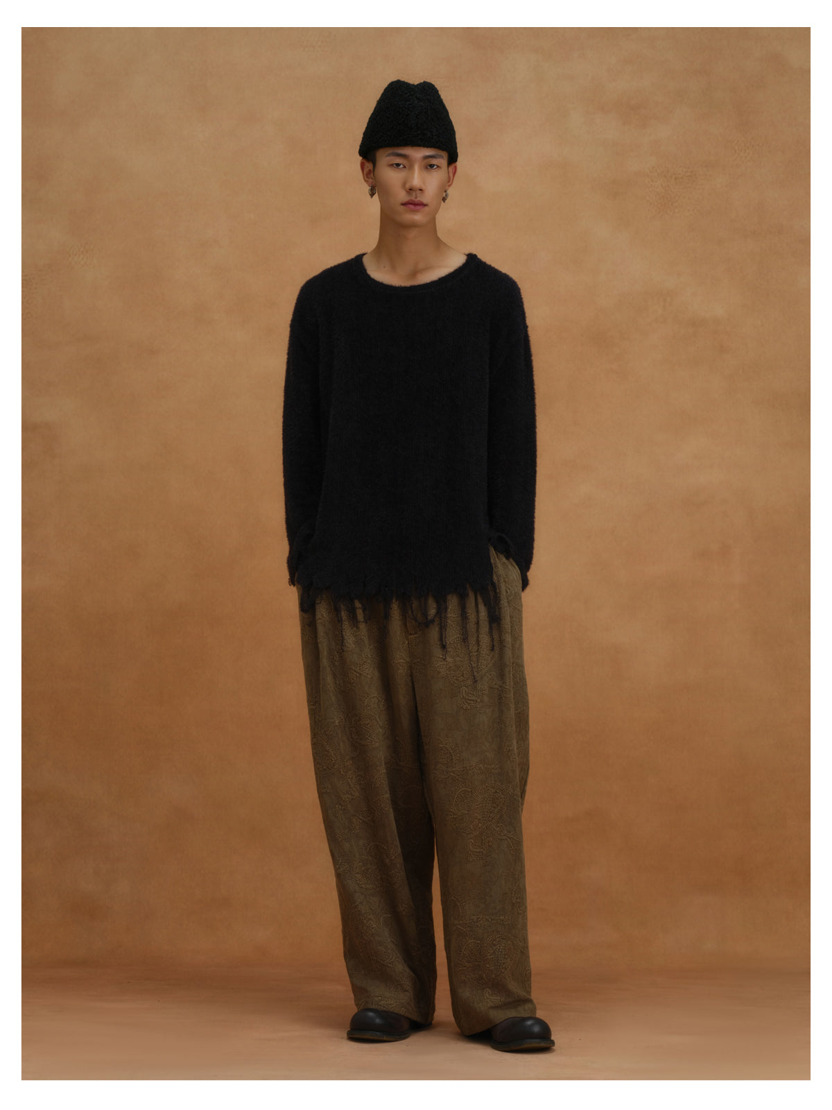 Morin Khoor | Oversize crew neck sweater