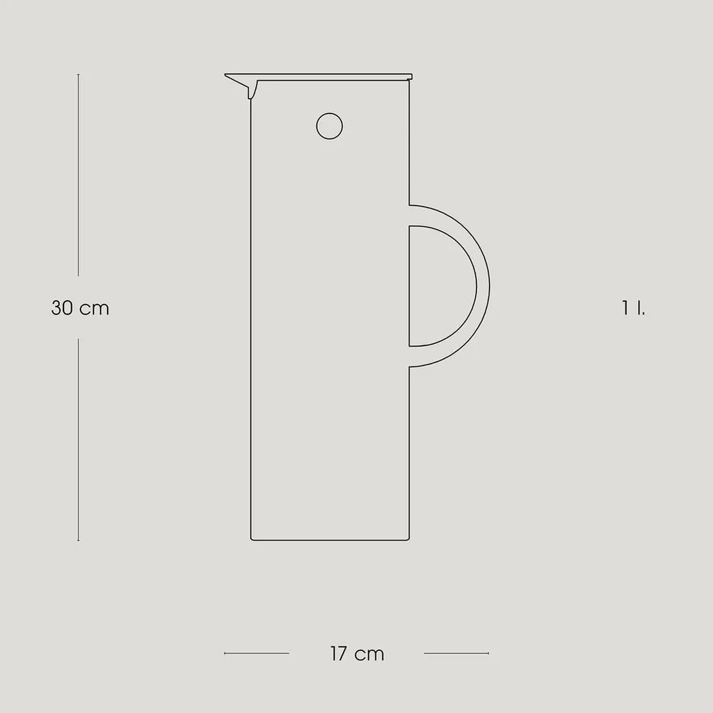 EM77 vacuum jug 1L - Soft Cloud