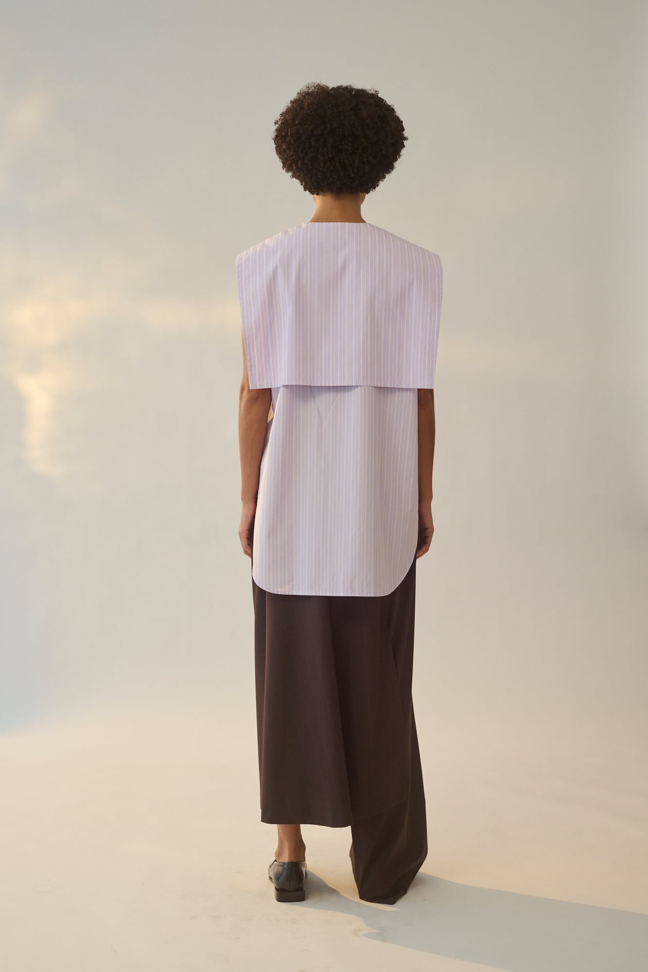 Sailor Collar Ribbon Shirt
