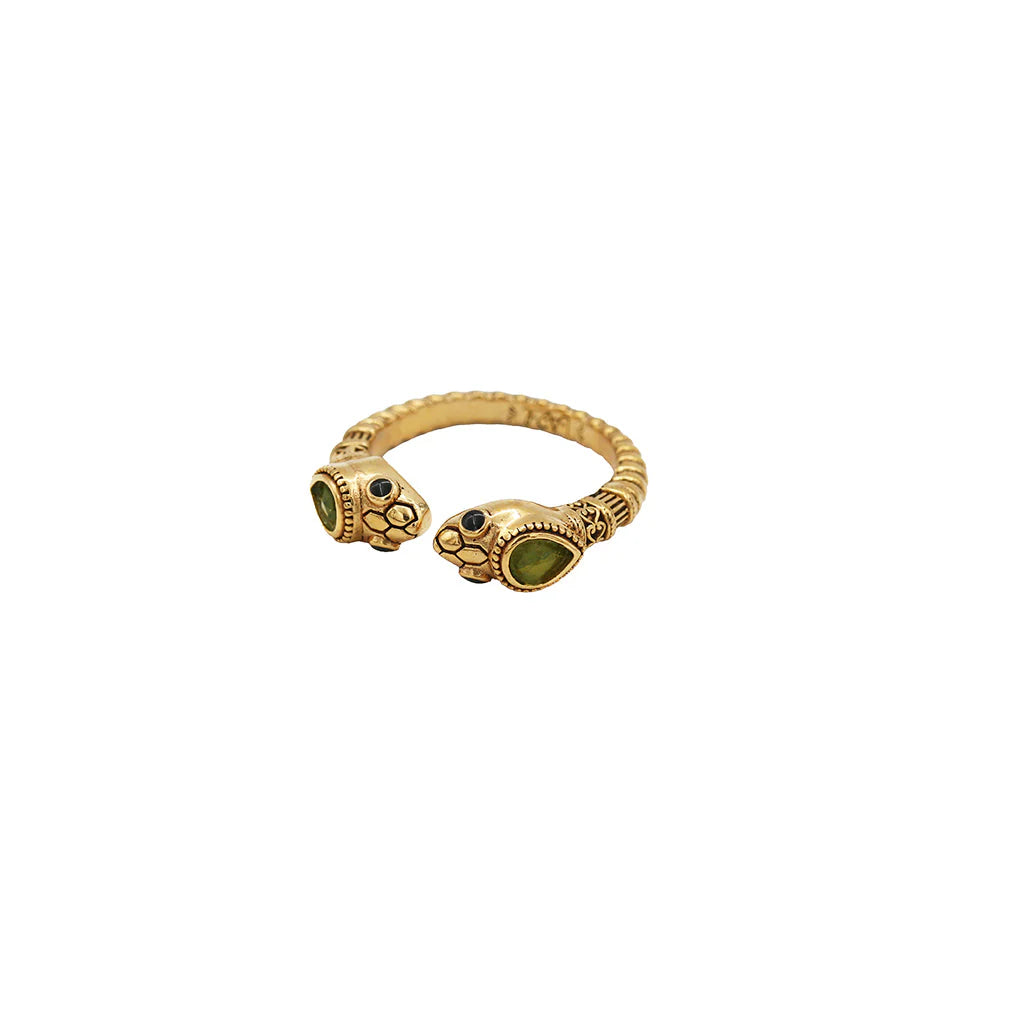 Sissi double-headed ring - light green