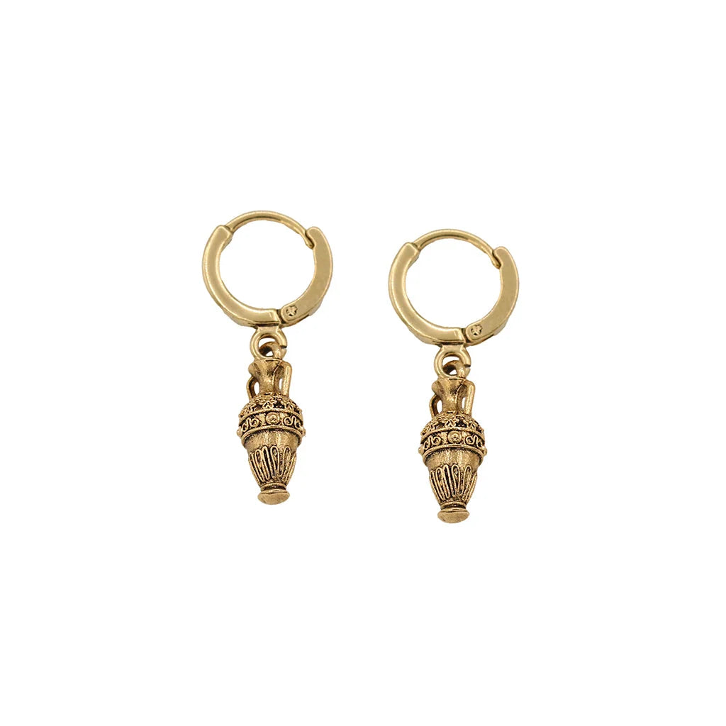 Mini Amphora Médusa Earrings