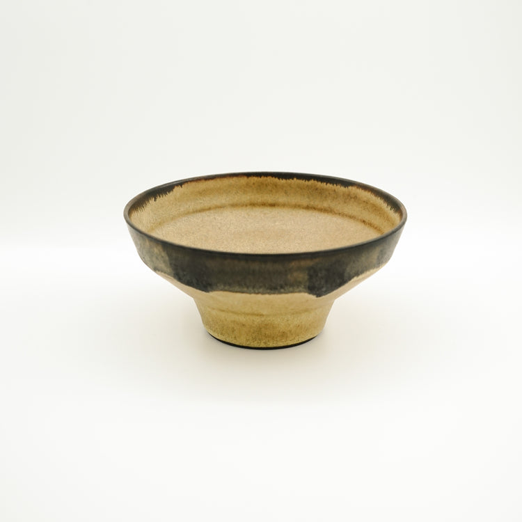 Bruce ShiYu Zhang - Ceramic Bowl - High Plate - Yellow 002