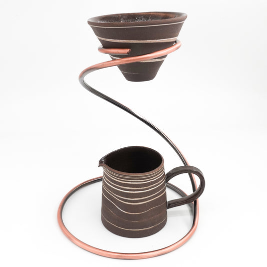 Anna Studio - Handmade Coffee Dripper with Copper Stand