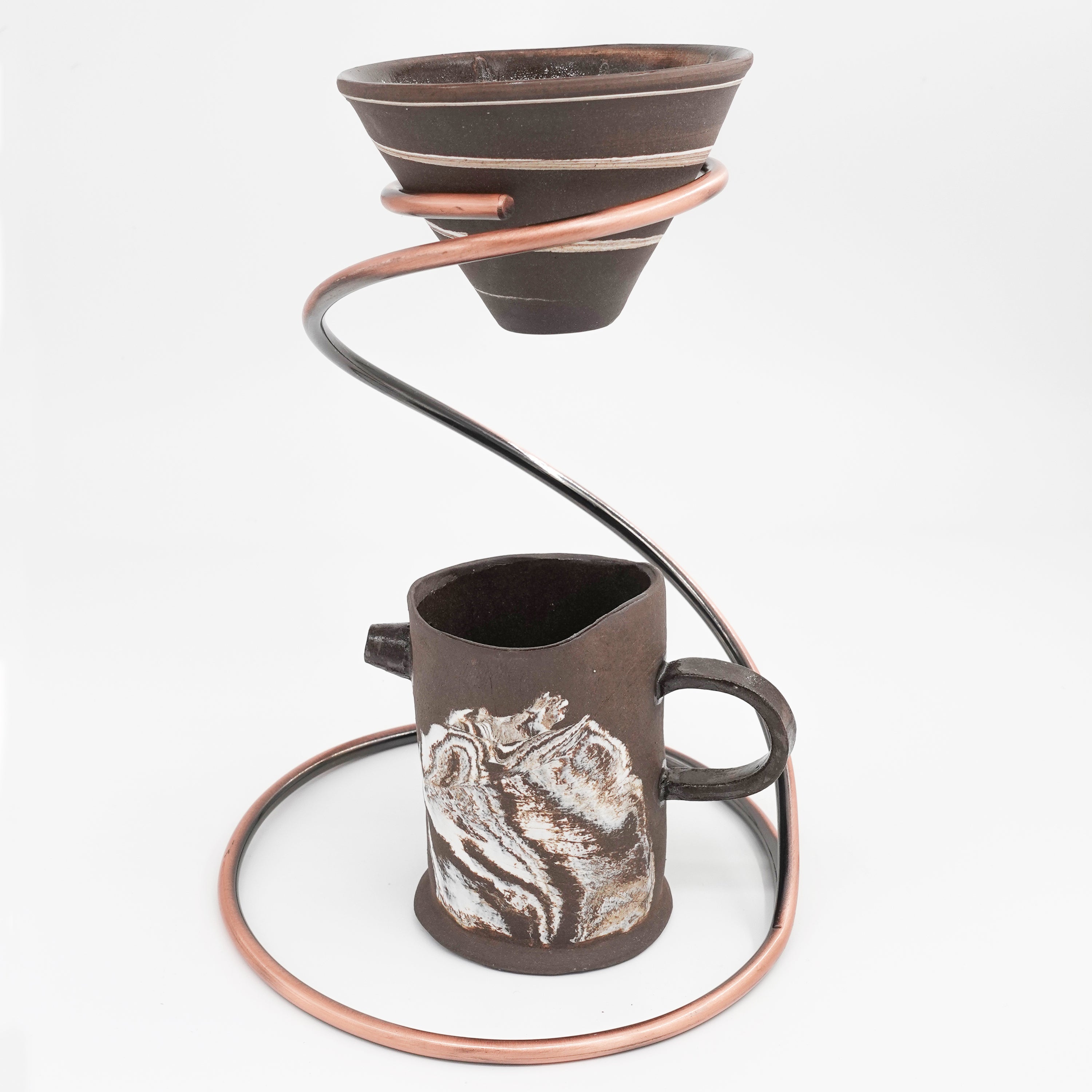 Anna Studio - Handmade Coffee Dripper with Copper Stand