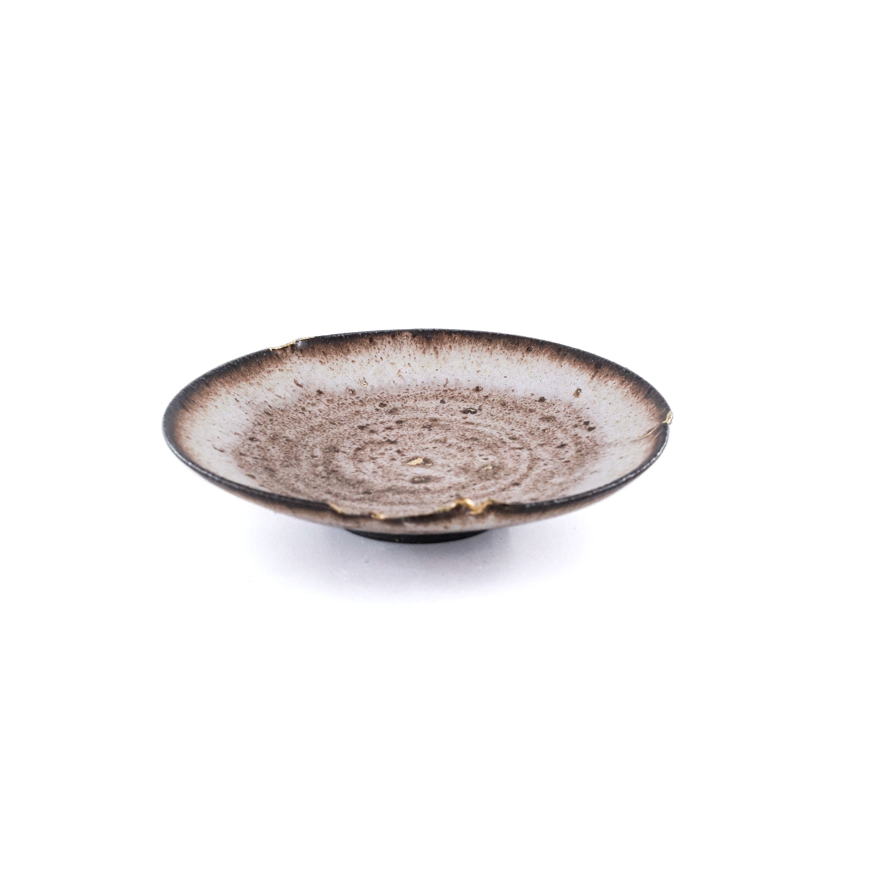 Jiheng Li | Handmade Dusty Rose Gilt Dessert Plate 2025