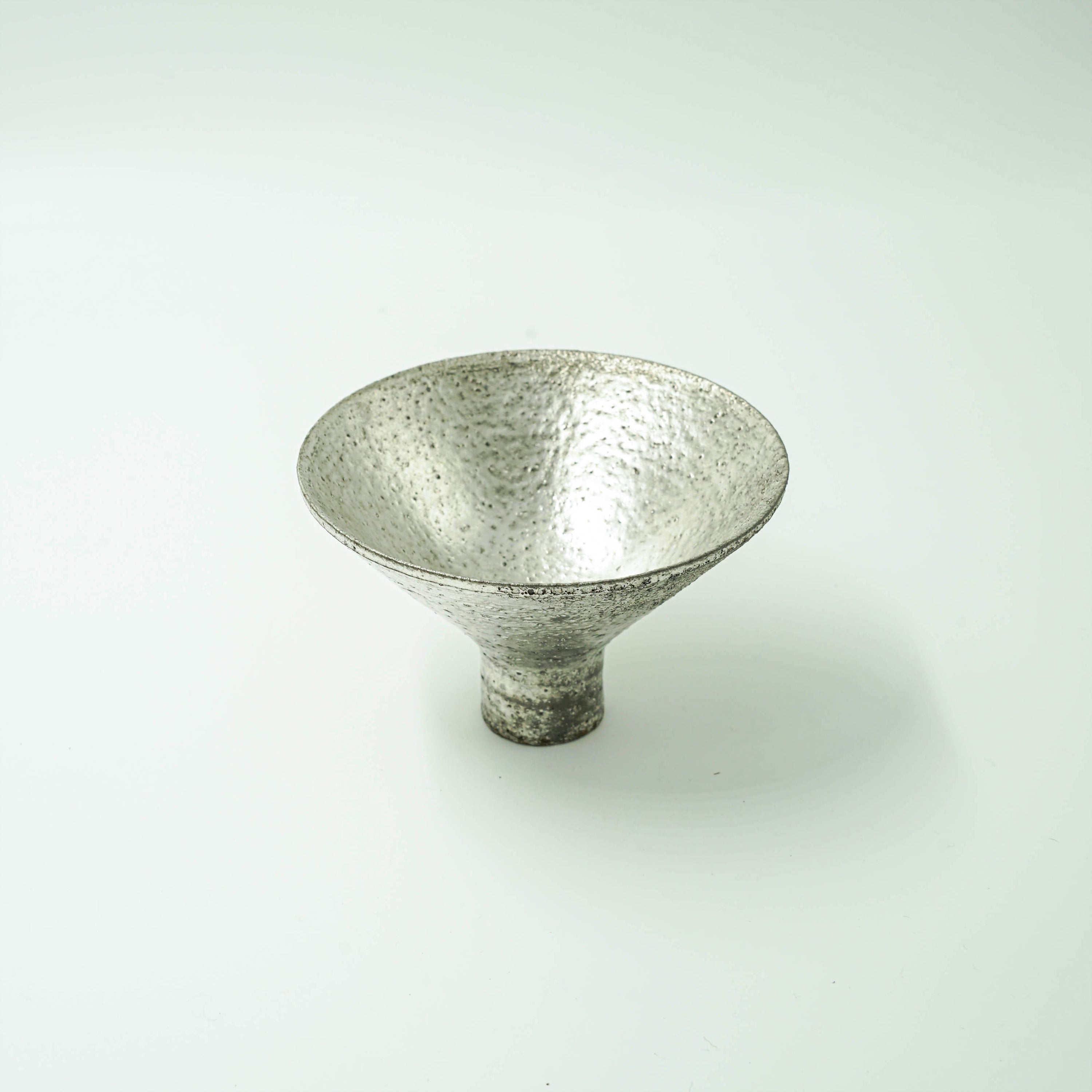 Silver Sake Cup - Tea cup (low)