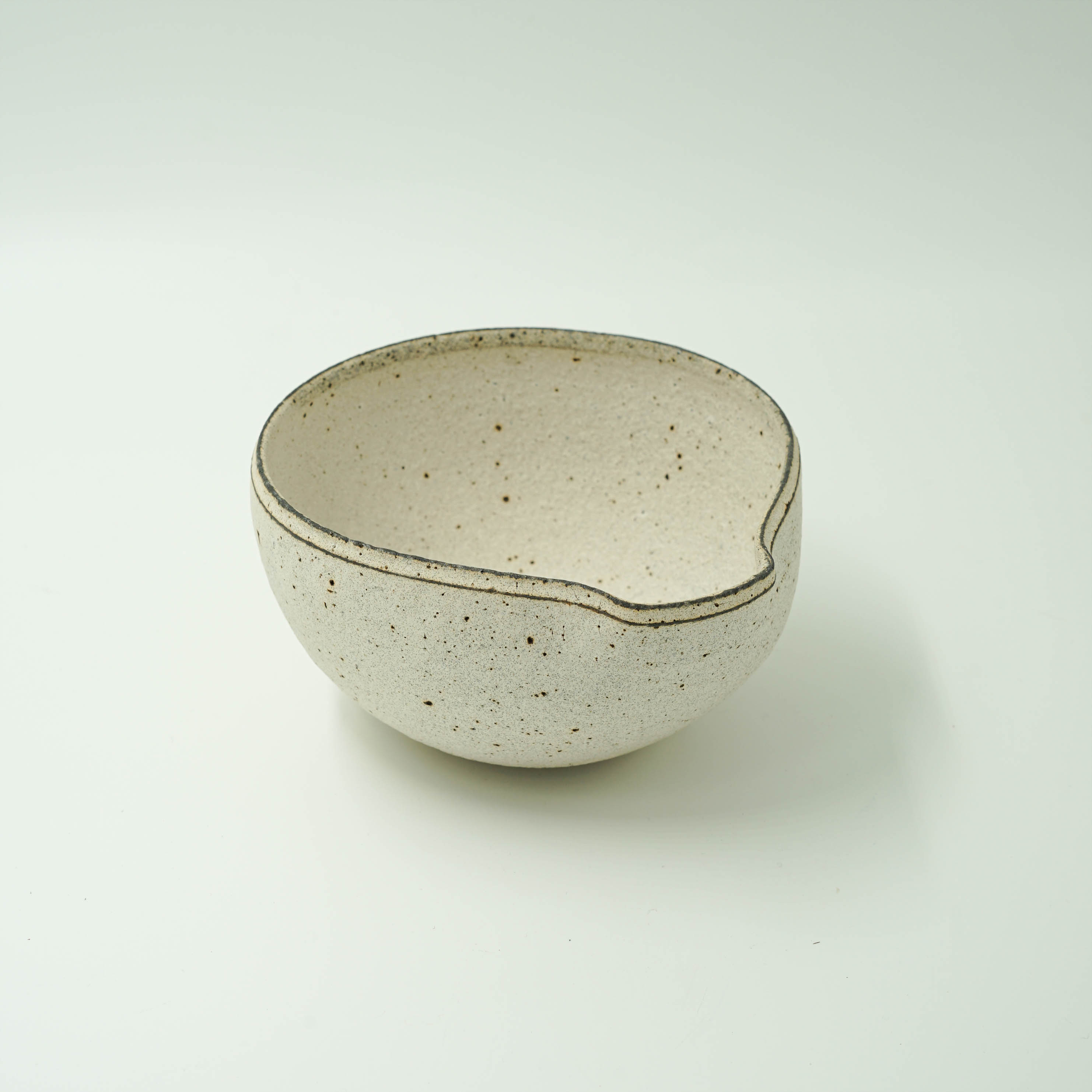 White sake pitcher - matcha bowl