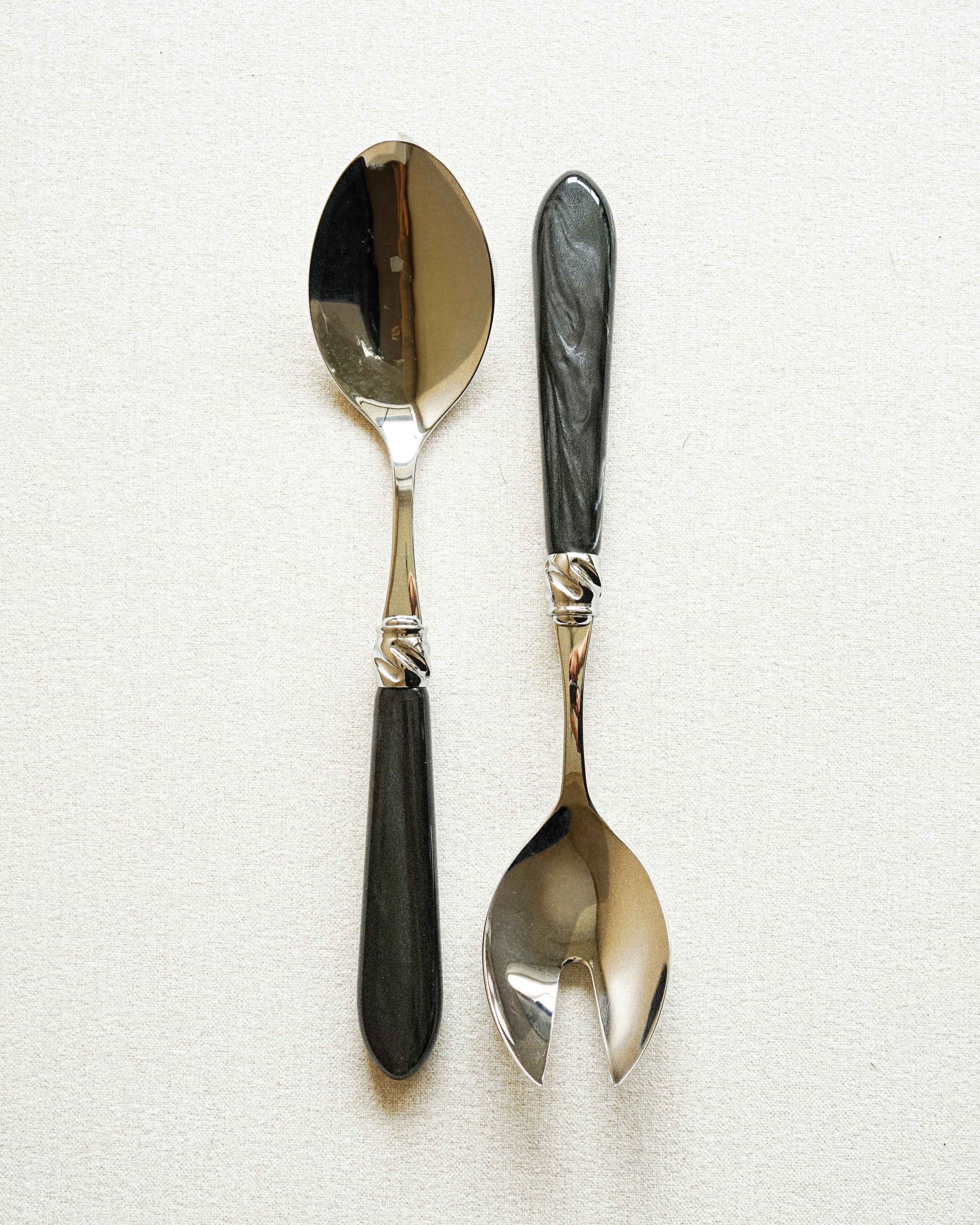 Diana Salad Server - Set of 2 - Noir