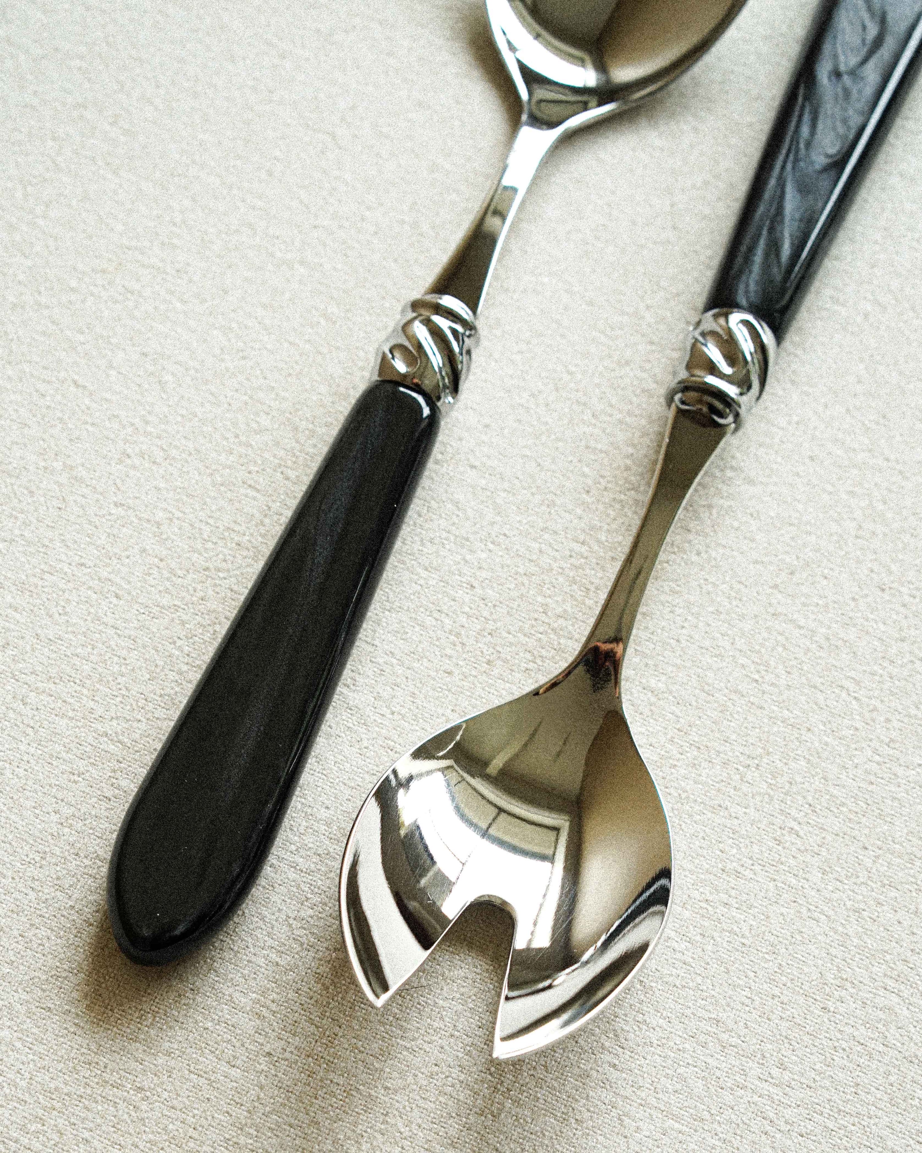 Diana Salad Server - Set of 2 - Noir