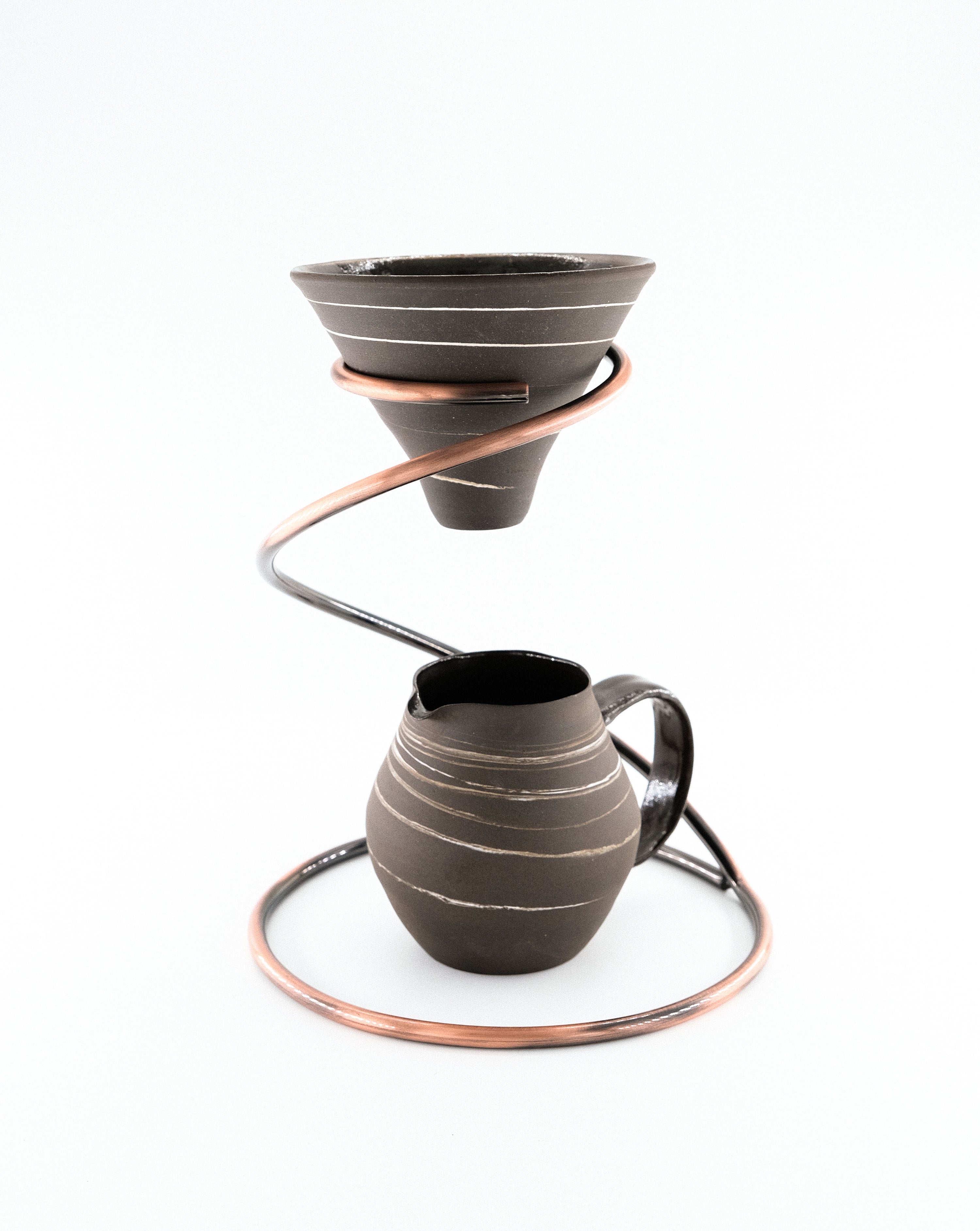 Anna Studio - Handmade Coffee Dripper with Copper Stand