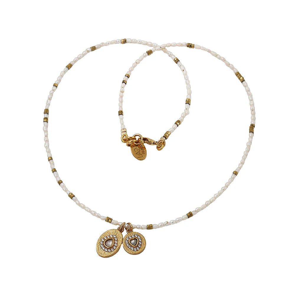 Dolie pearls necklace - Off White
