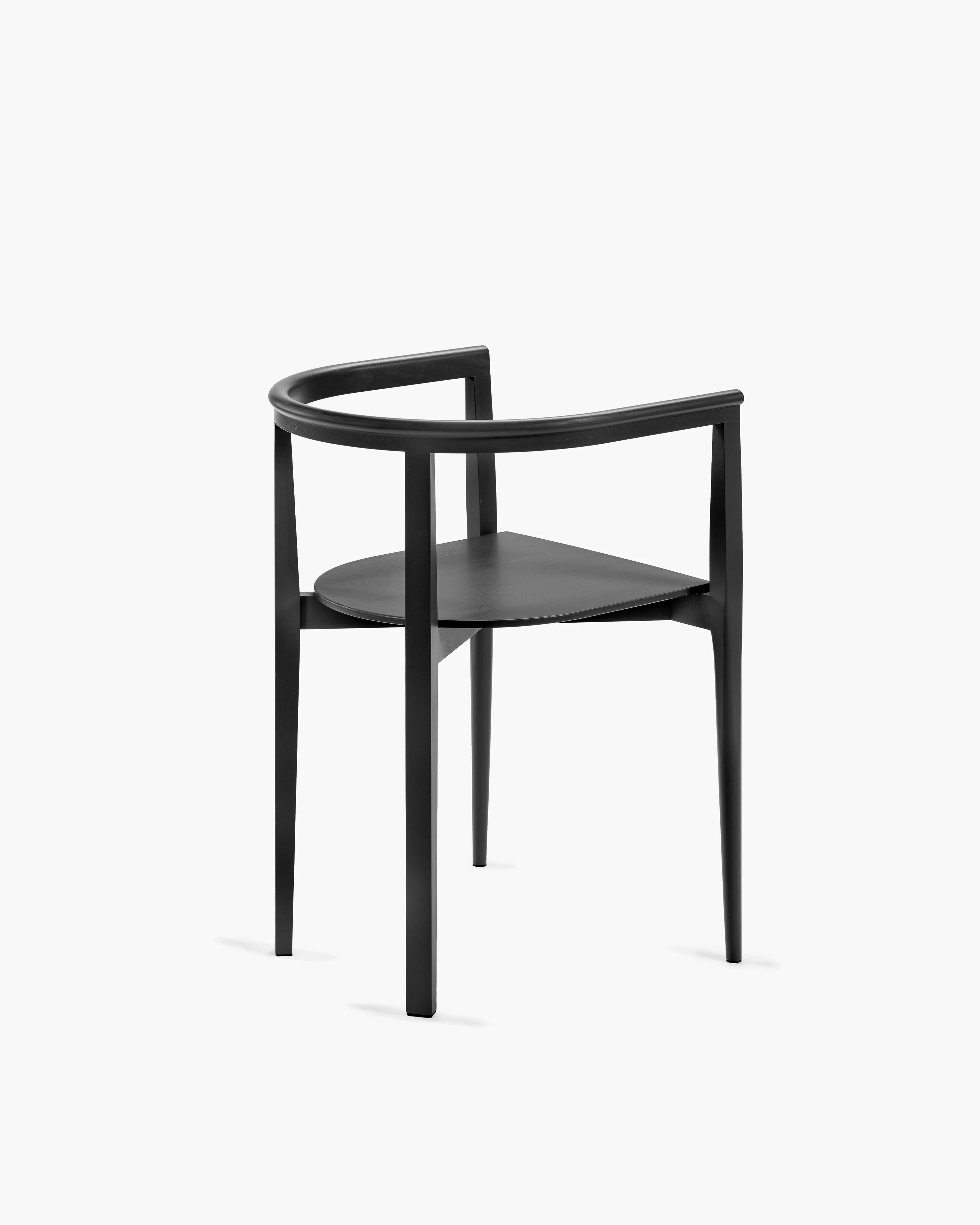 Chair beech black Elé | Serax by Ann Demeulemeester