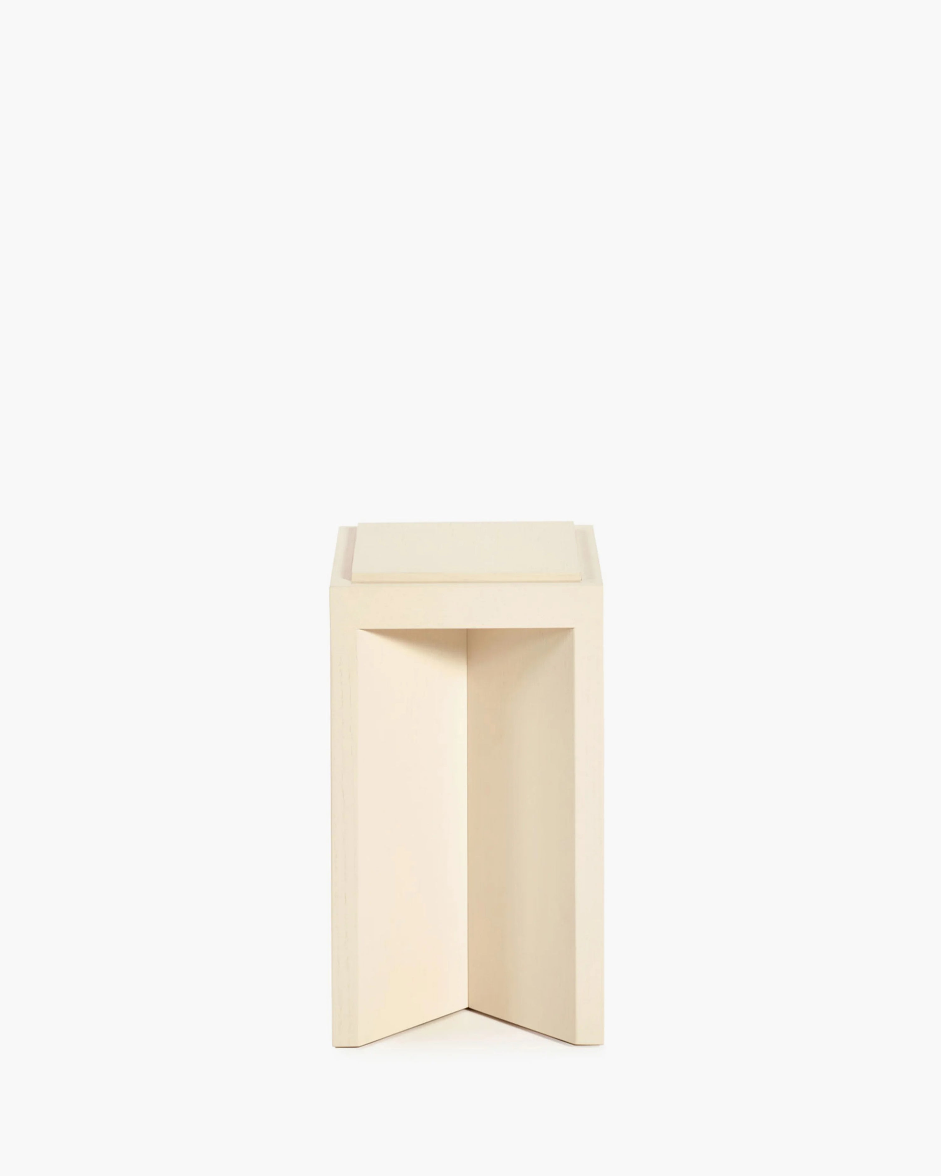 Side table oak cream Kubé 4 | Serax by Ann Demeulemeester