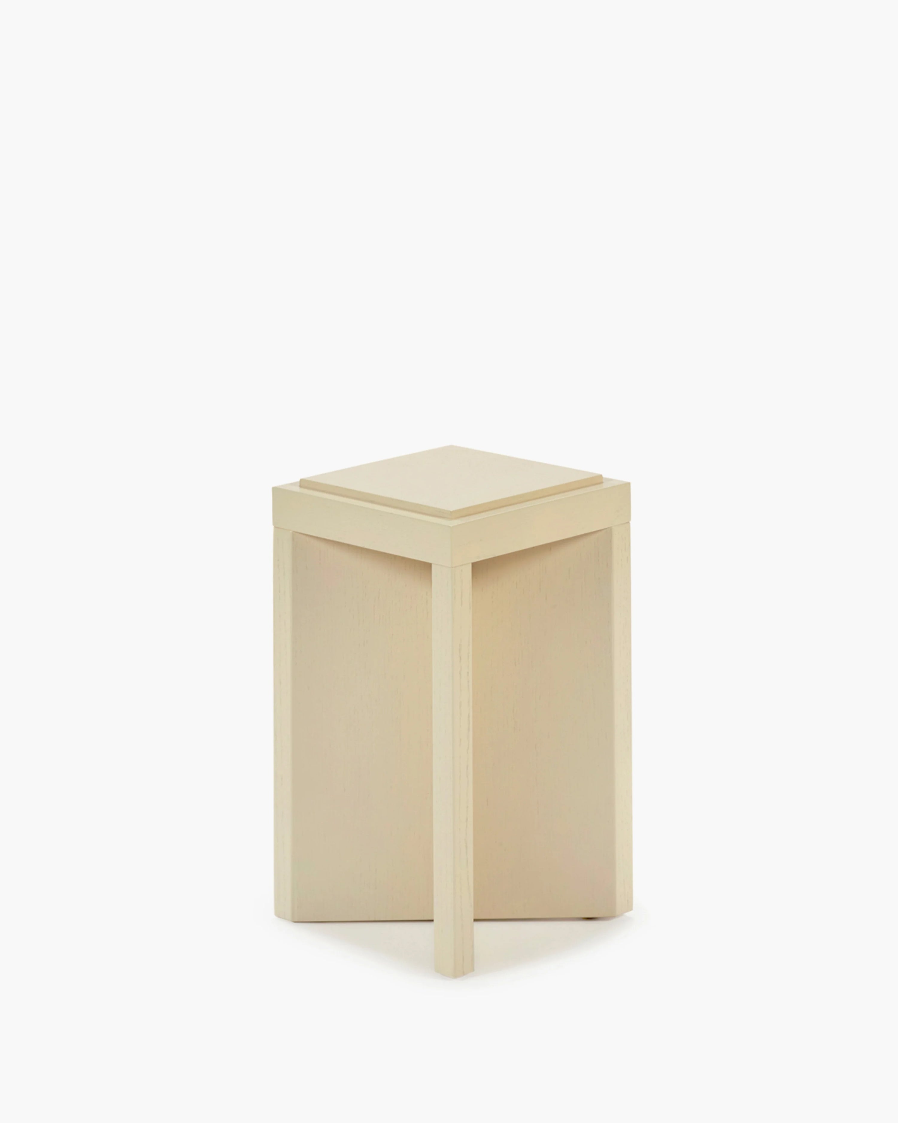 Side table oak cream Kubé 4 | Serax by Ann Demeulemeester