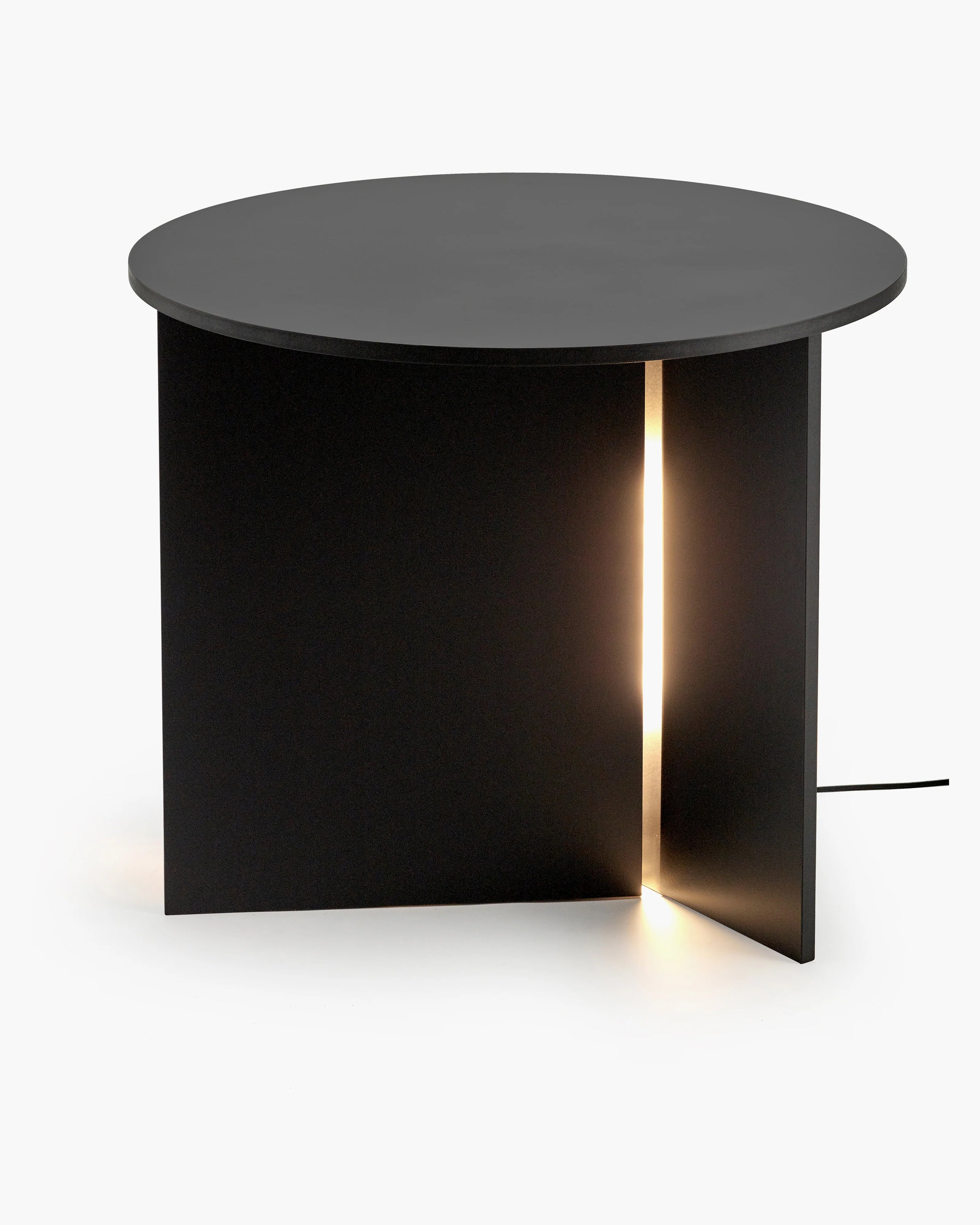 Side table with LED light black Stella | Serax by Ann Demeulemeester