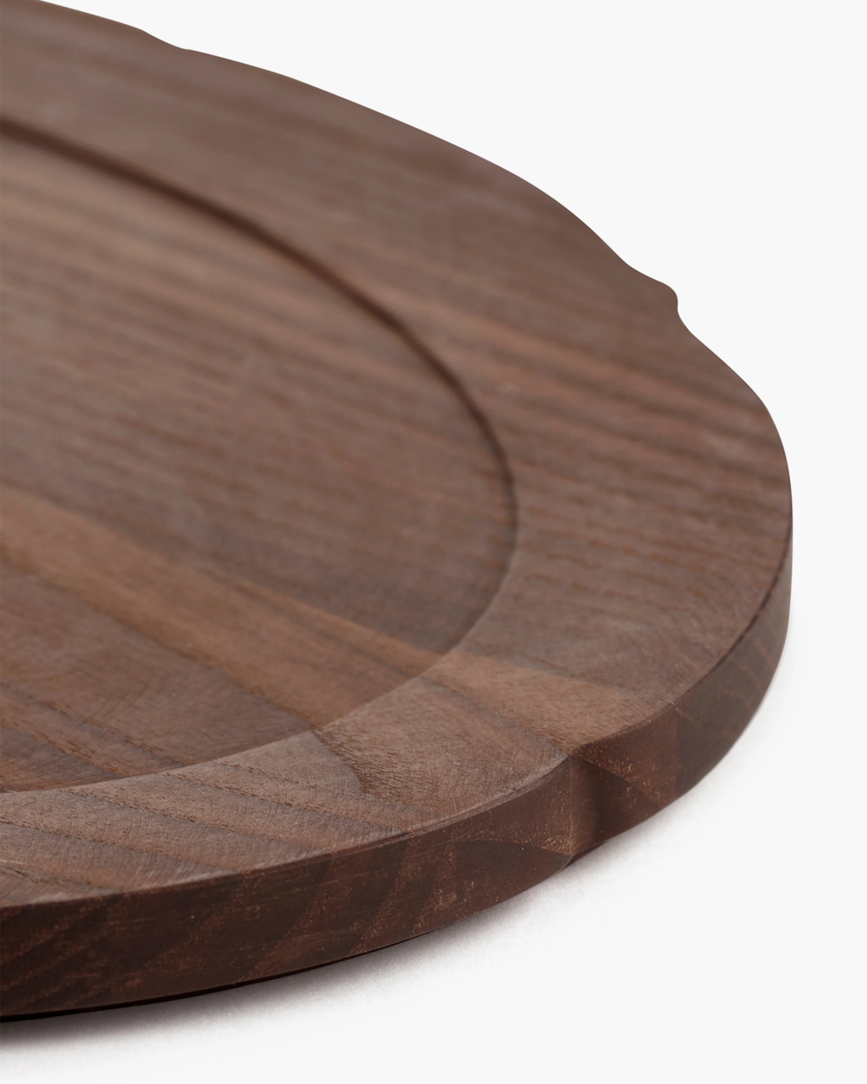 Tray oval wood Silhouette