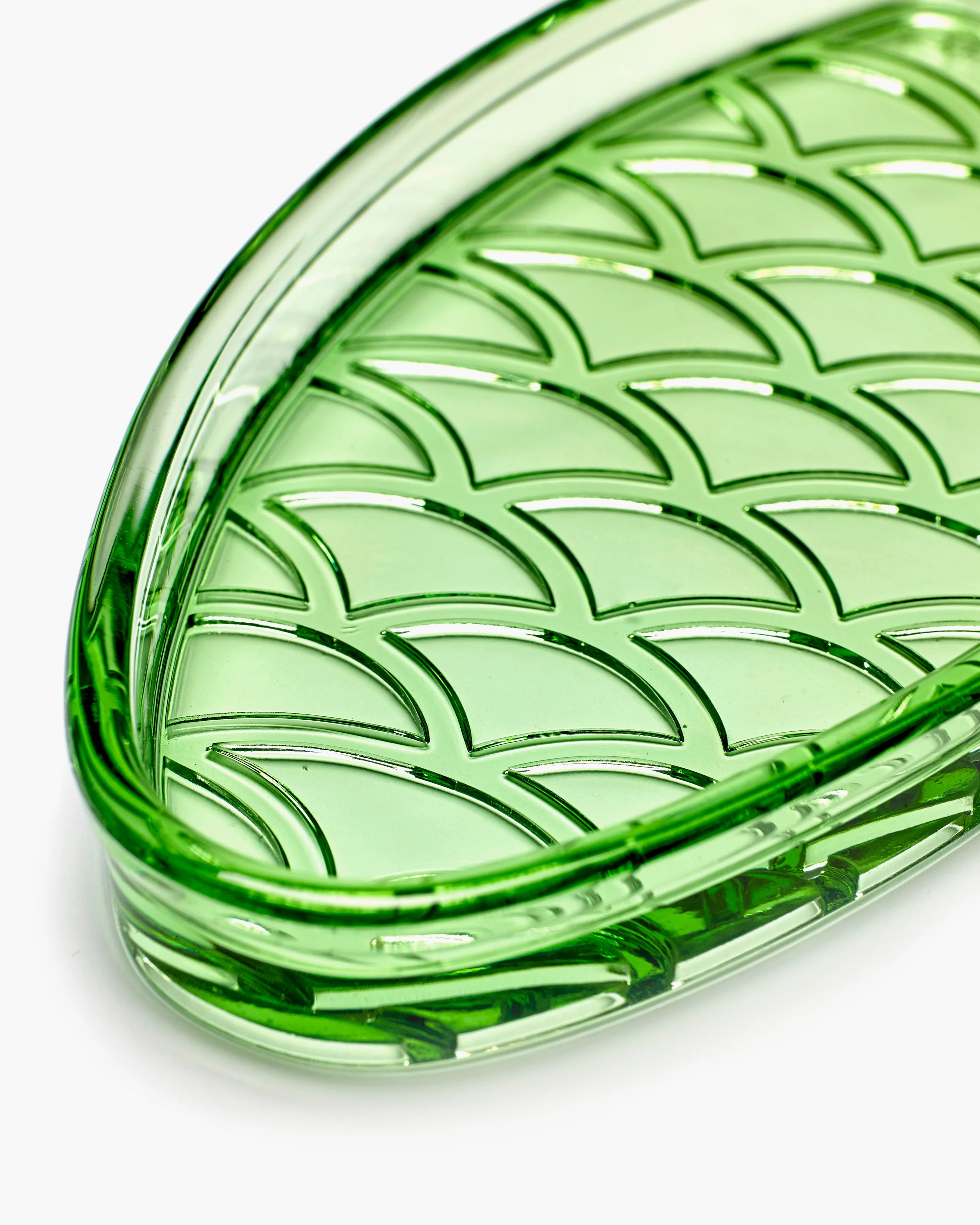 Dish S transparent green Fish & Fish