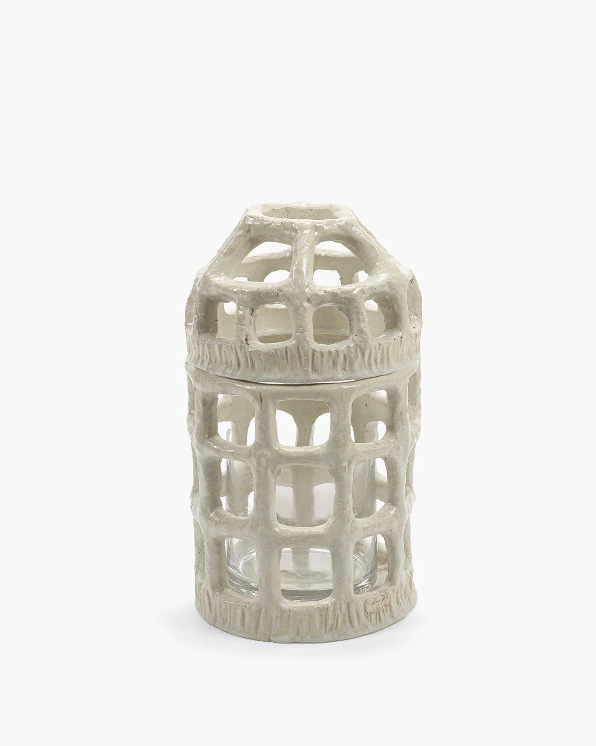 Pique-fleurs vase white Rosie