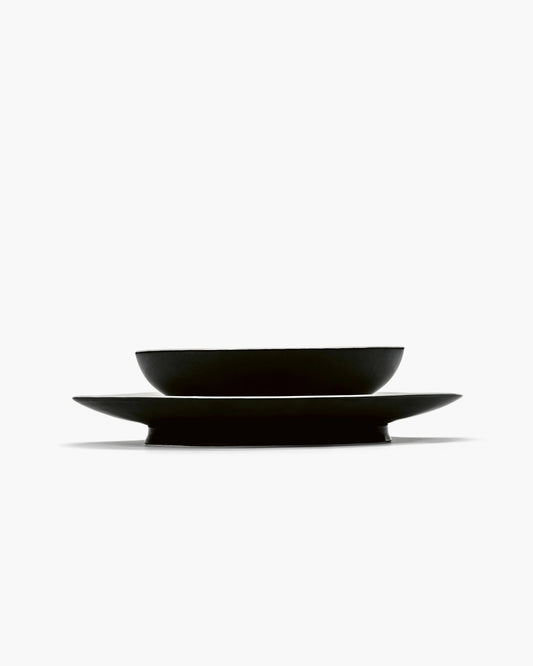 Serax by Ann Demeulemeester | Soup bowl black/off-white Ra